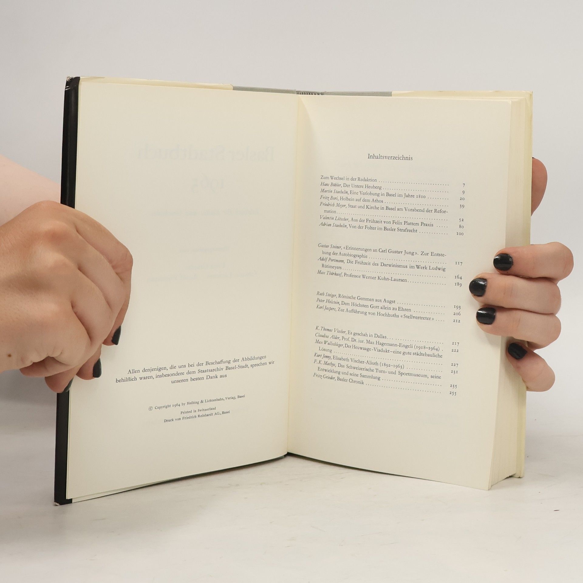 Autorenkollektiv Basler Stadtbuch 1965