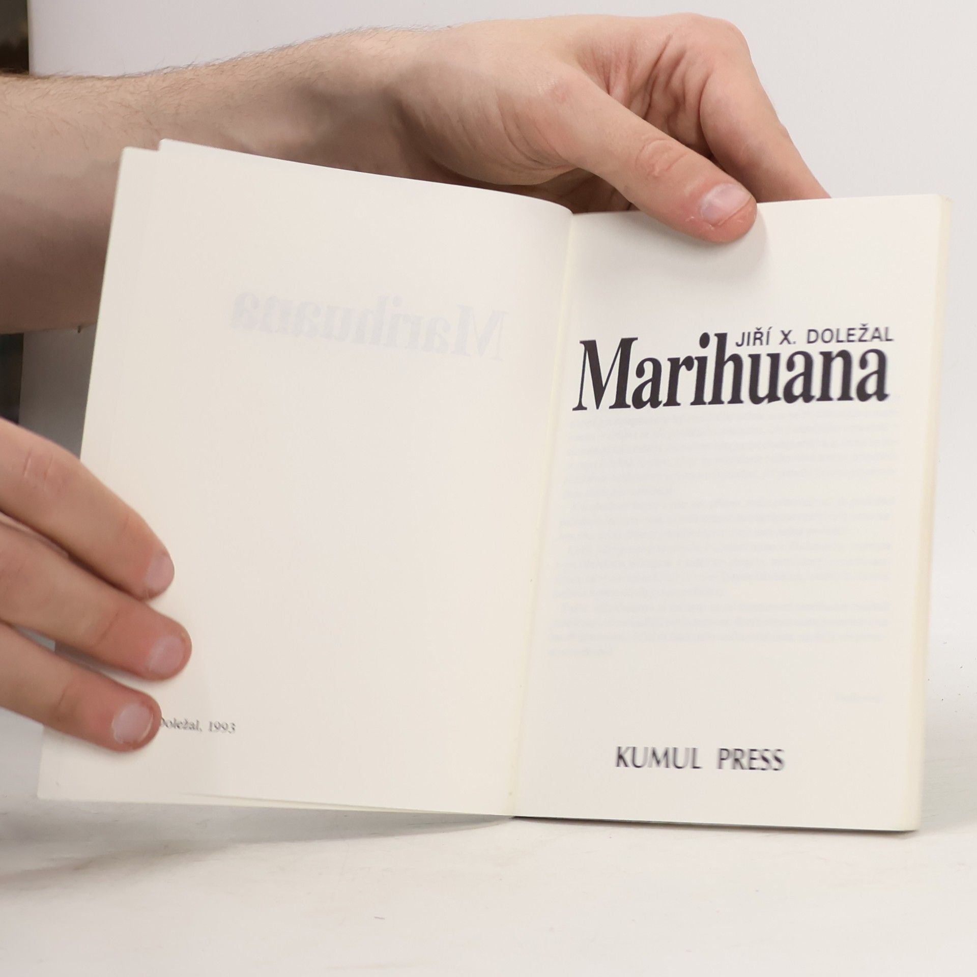 Jiří X. Doležal Marihuana