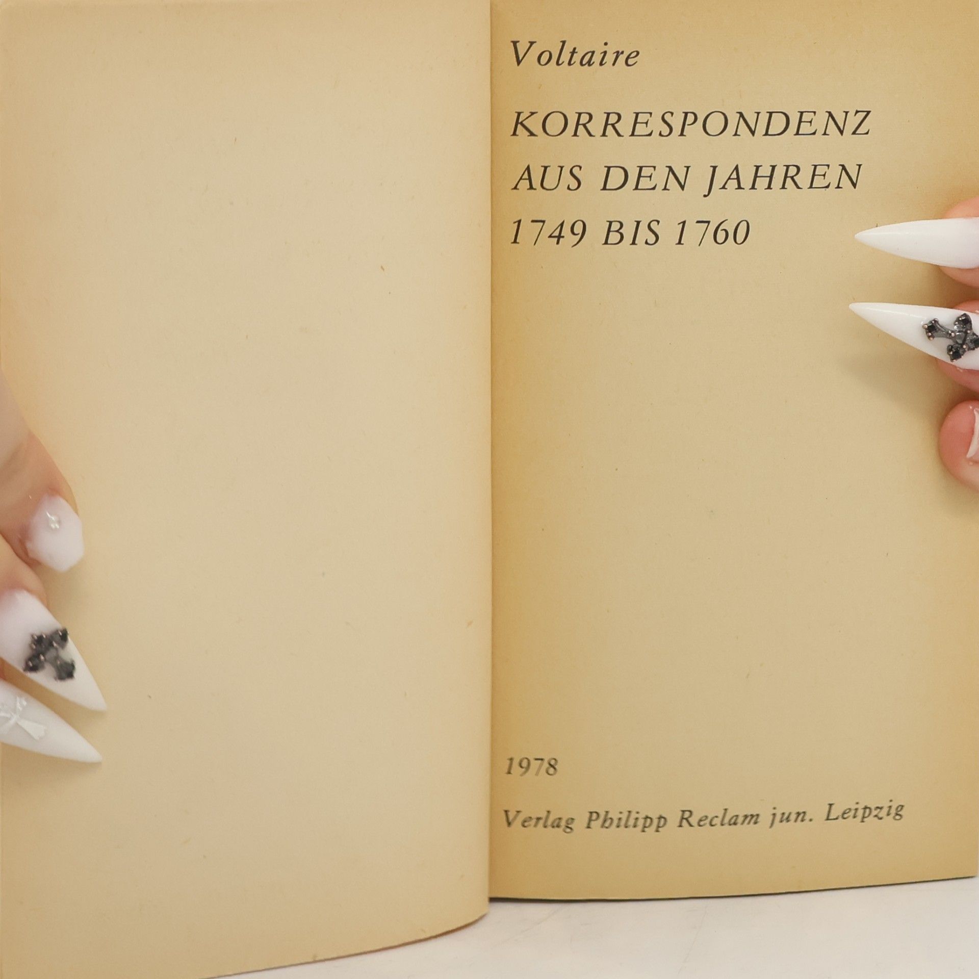 Voltaire Korrespondenz aus den Jahren 1749 bis 1760
