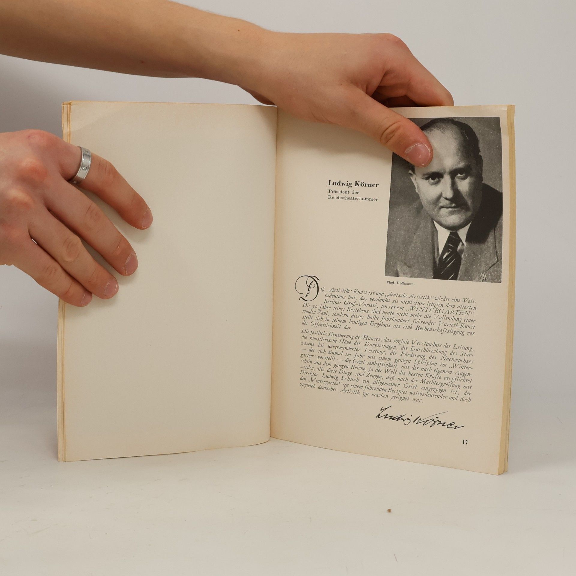 Autorenkollektiv Festschrift 50 [fünfzig] Jahre Wintergarten