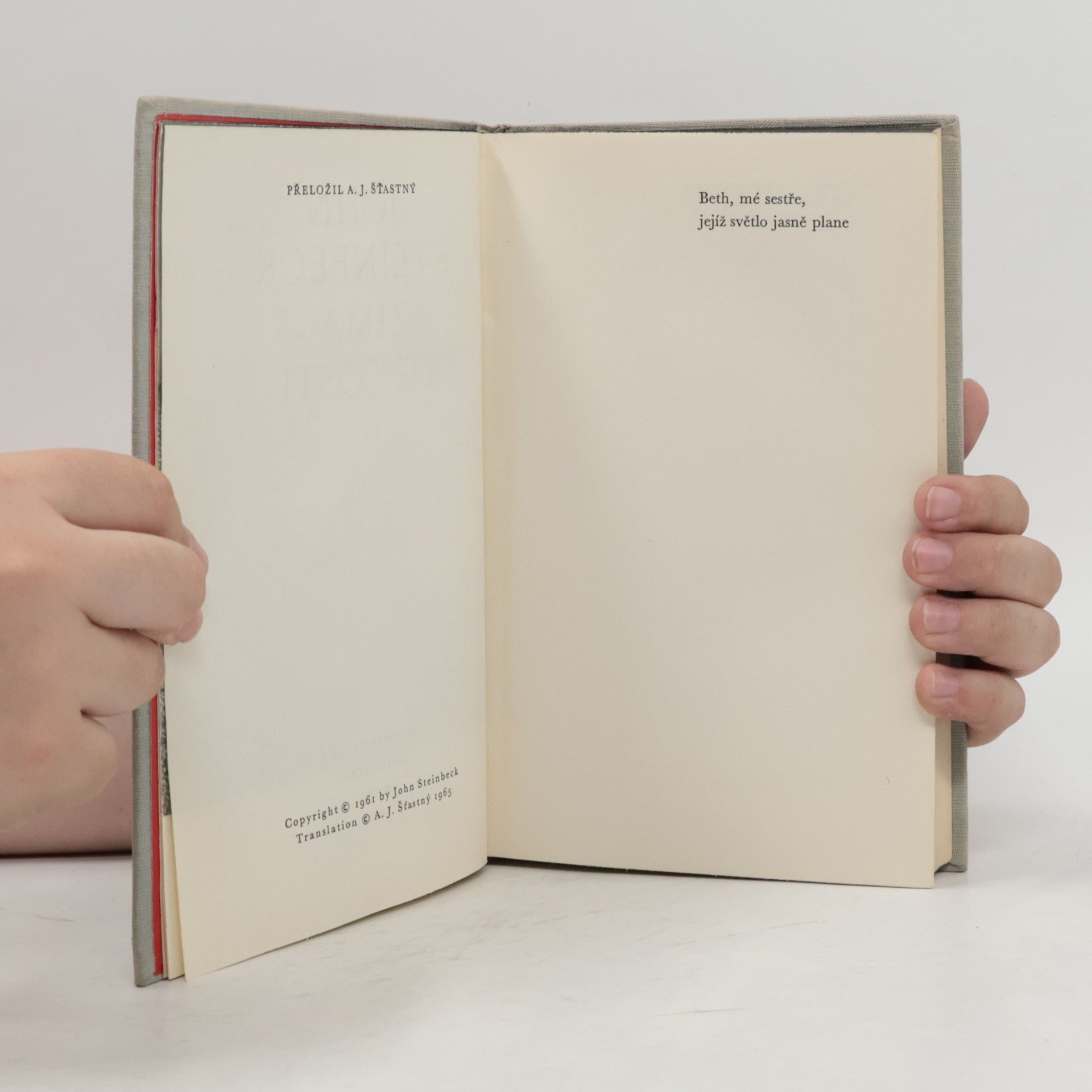 John Steinbeck Zima úzkosti