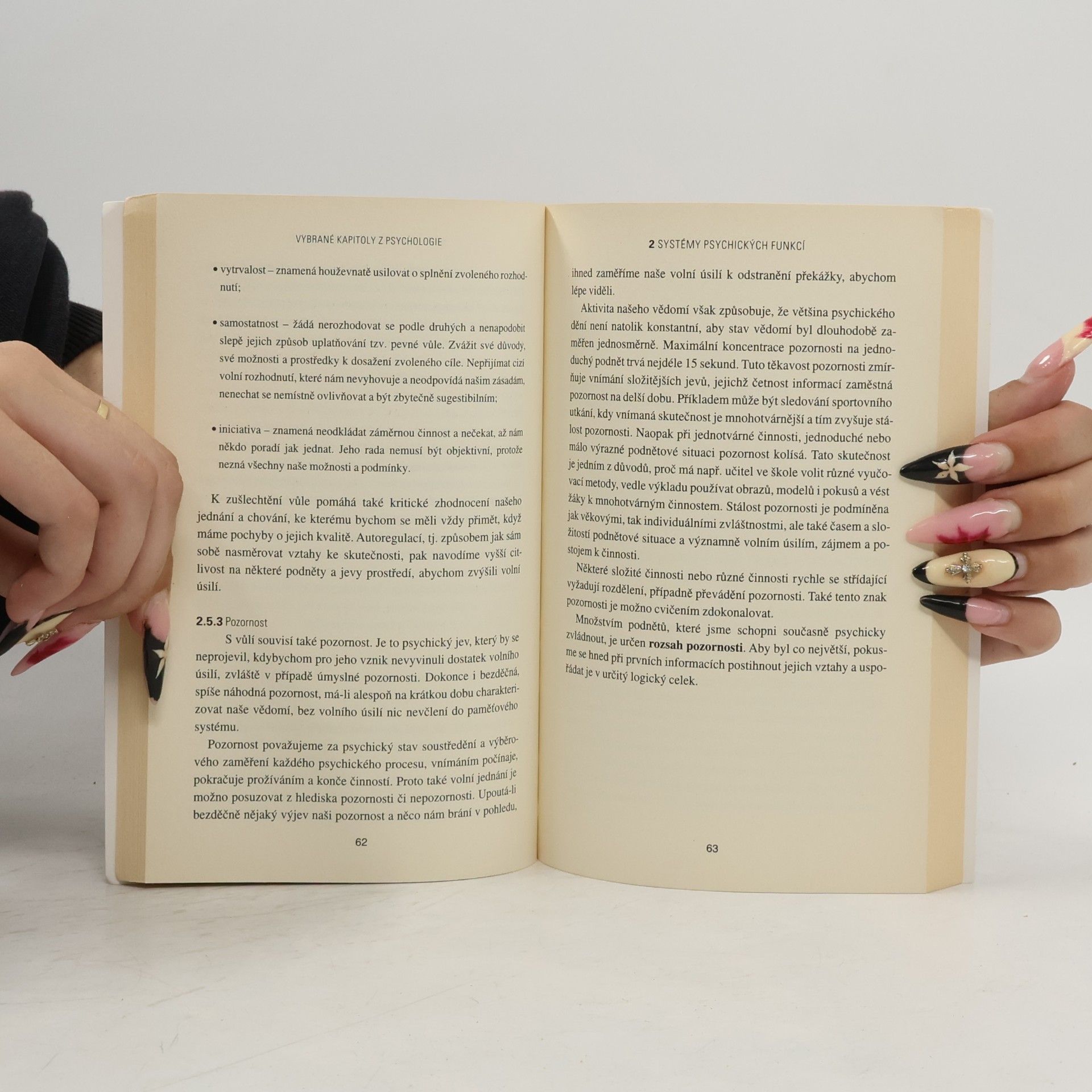 Marie Vacínová Vybrané kapitoly z psychologie