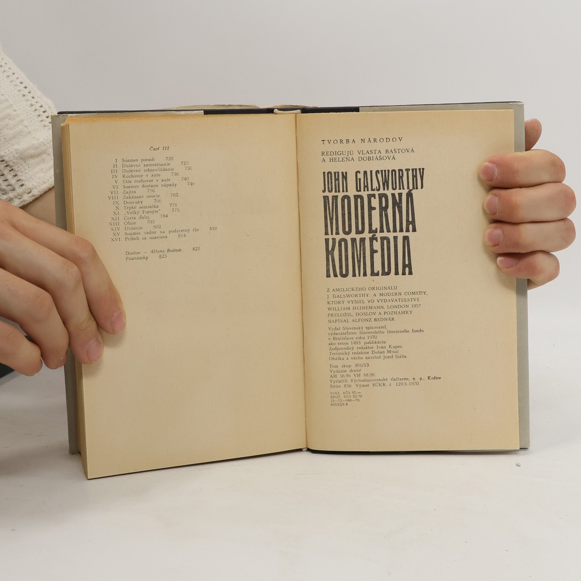 John Galsworthy Moderná komédia