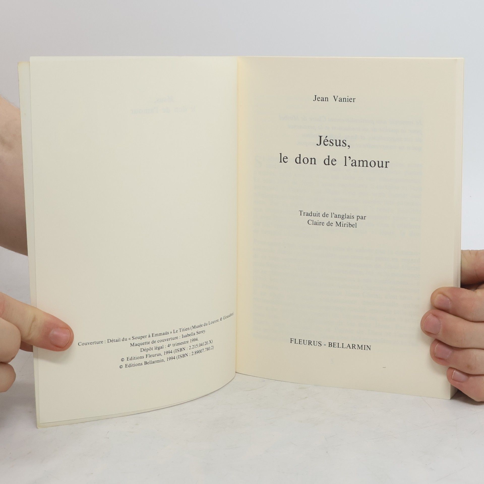 Jean Vanier Jésus, le don de l'amour