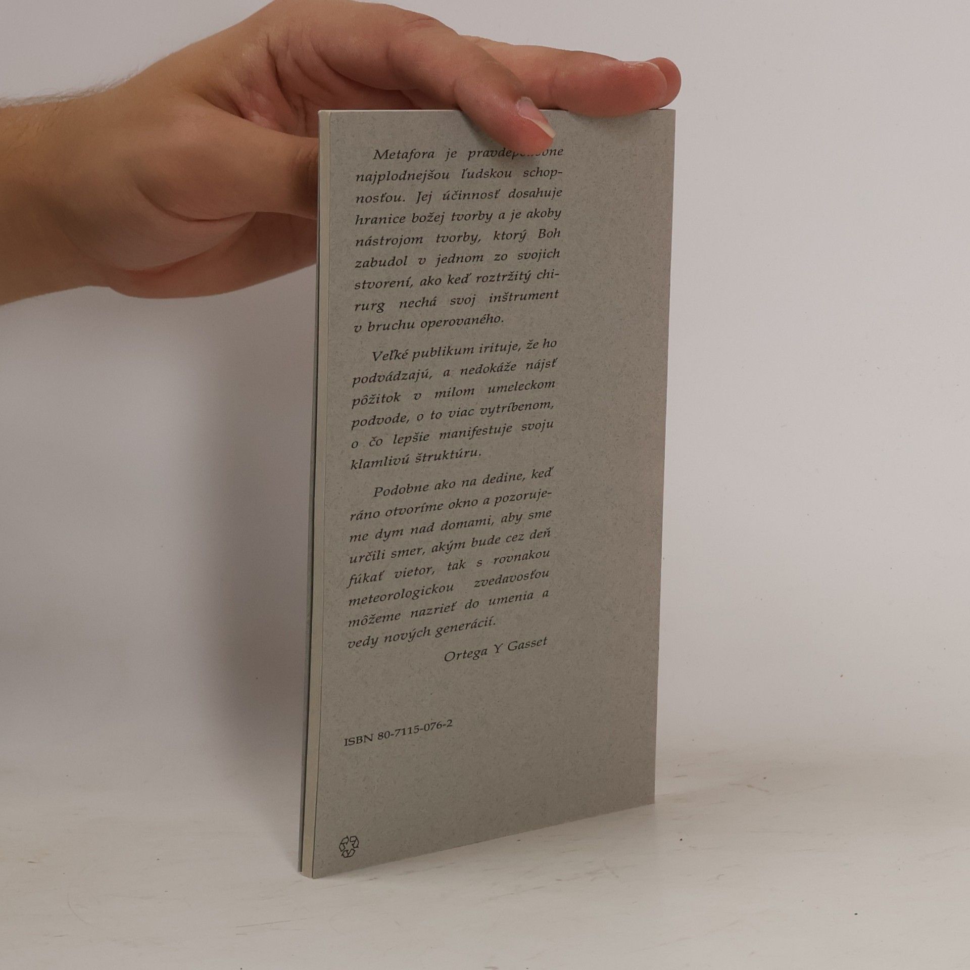 José Ortega y Gasset Eseje o umení