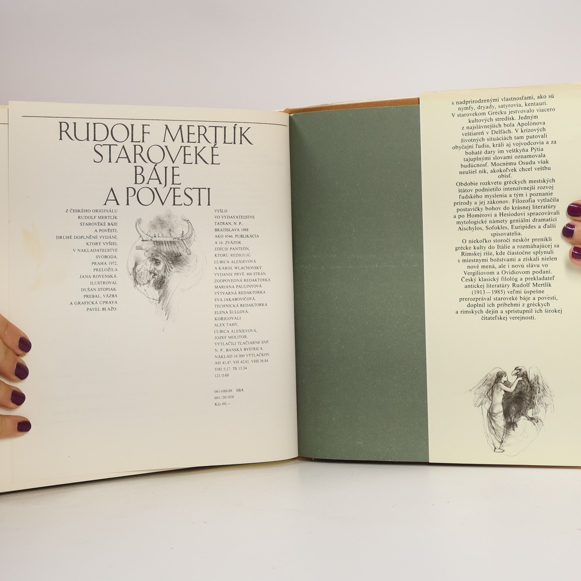 Rudolf Mertlík Staroveké báje a povesti