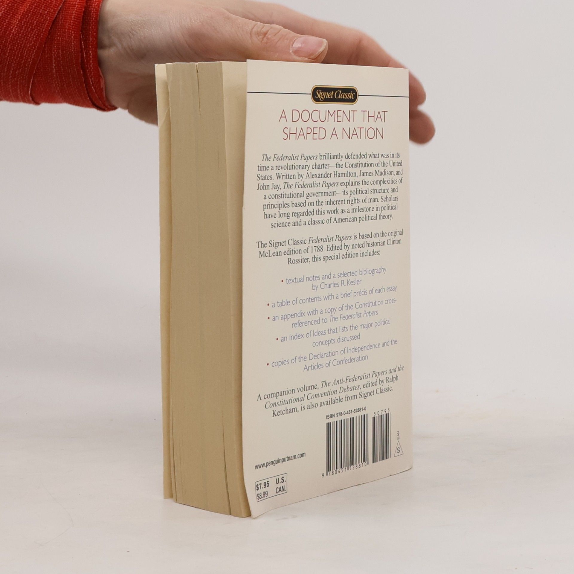 Various authors The Federalist Papers