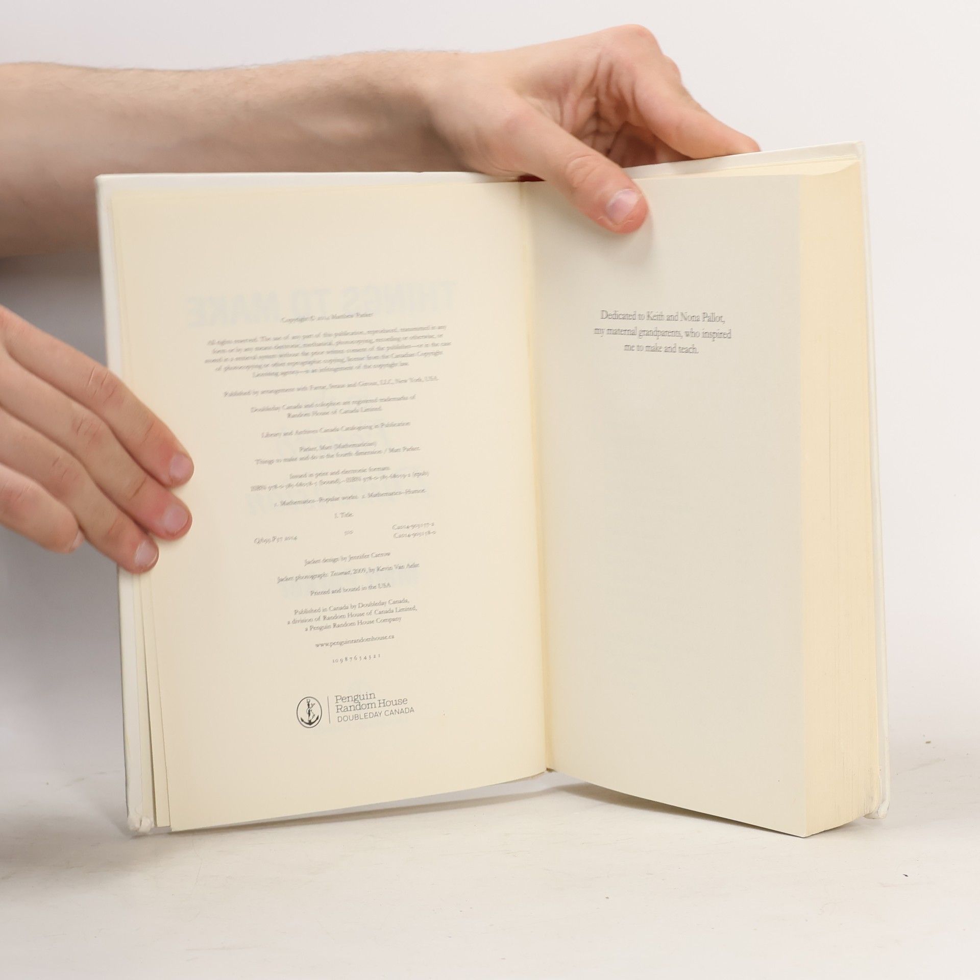 Matt Parker Things to Make and Do in the Fourth Dimension
