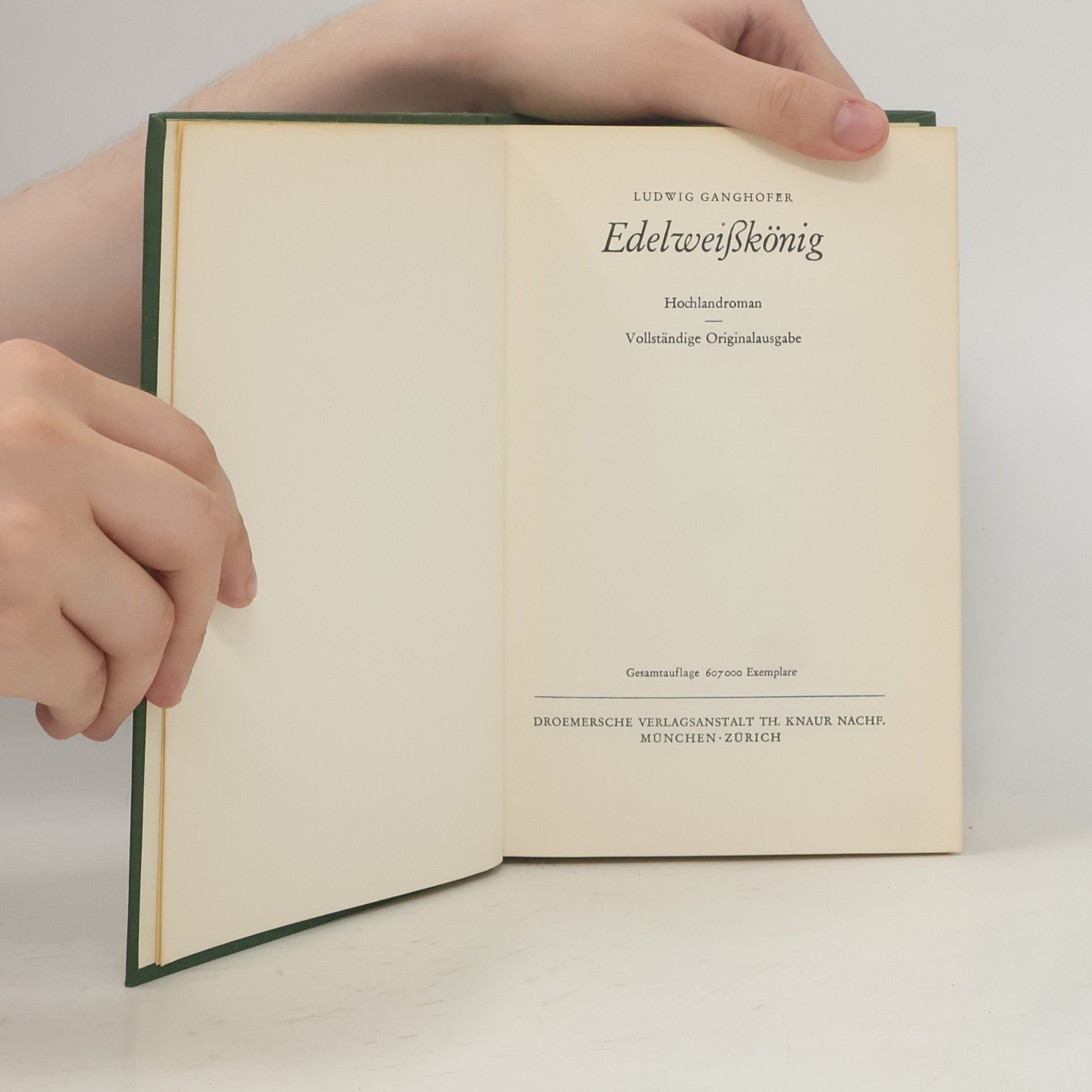 Ludwig Ganghofer Edelweißkönig