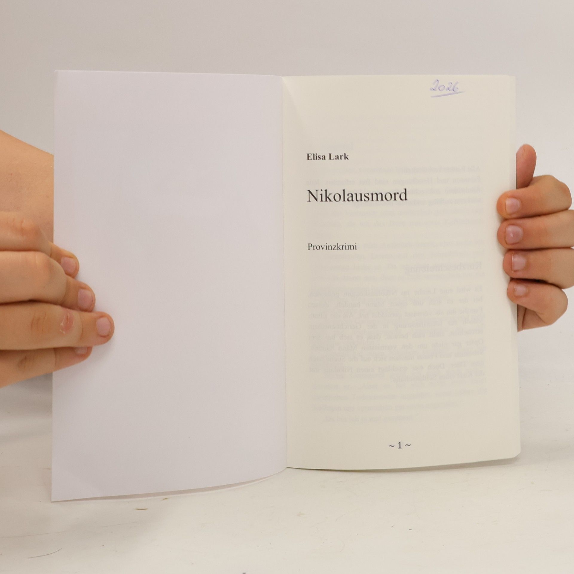 Elisa Lark Fall der Huber Franzi - 21: Nikolausmord
