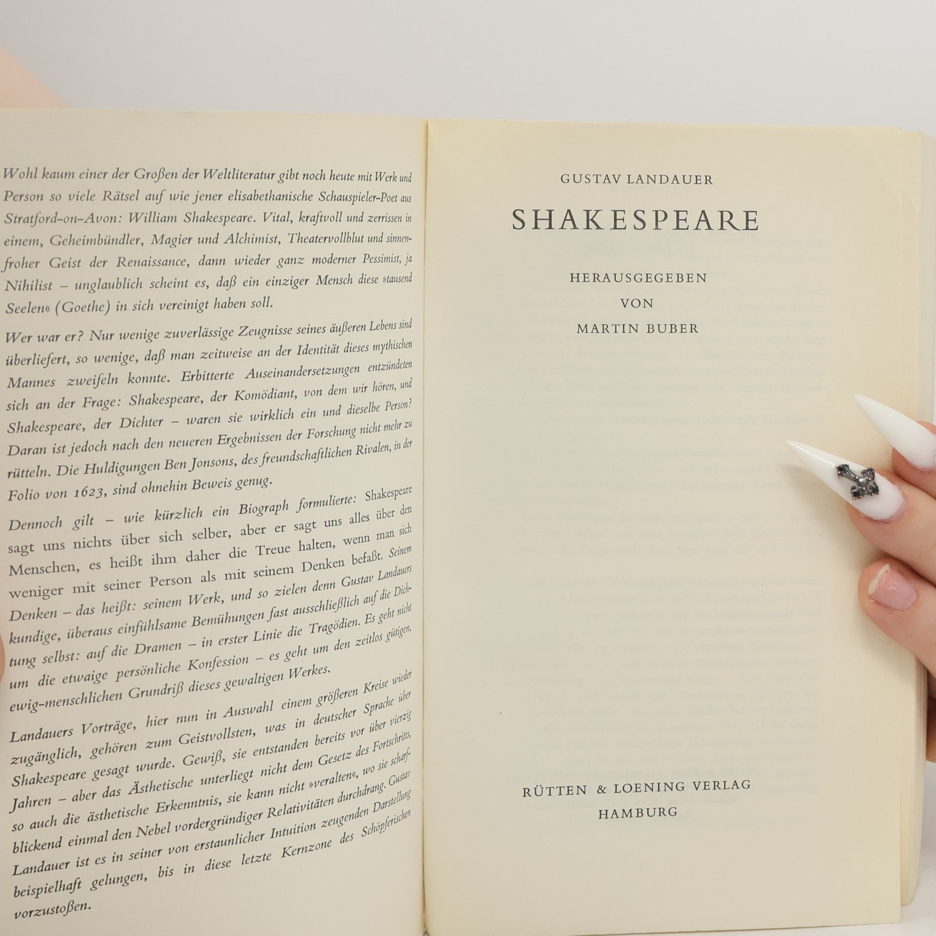 Gustav Landauer Shakespeare