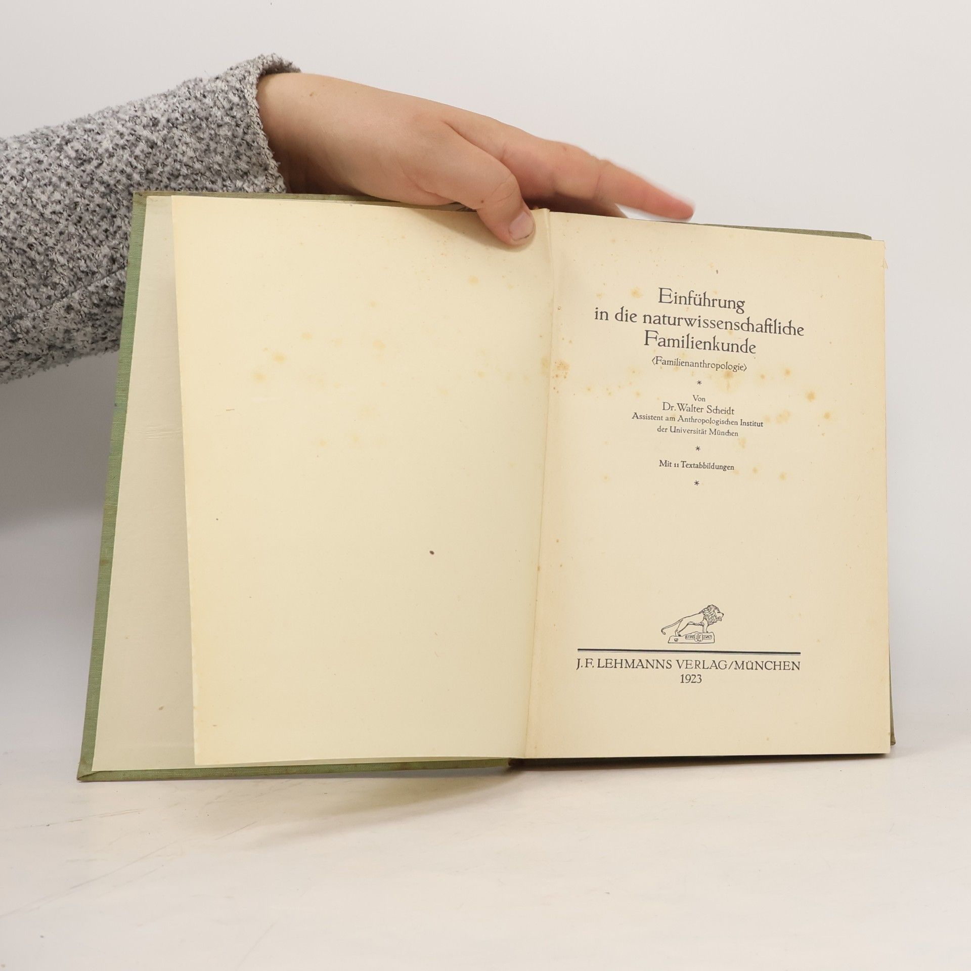 Walter Scheidt Familienkunde