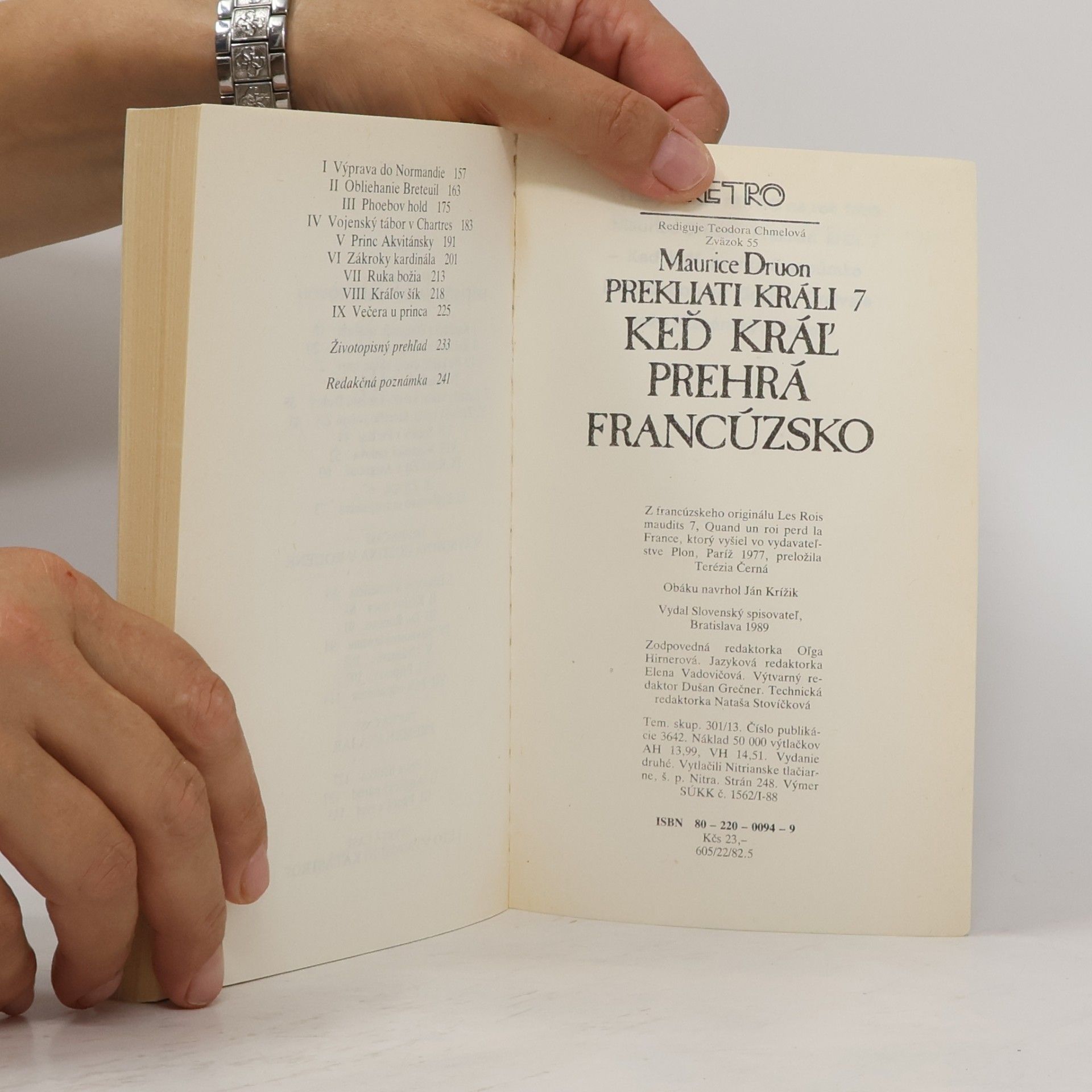 Maurice Druon Keď král prehrá Francúzsko