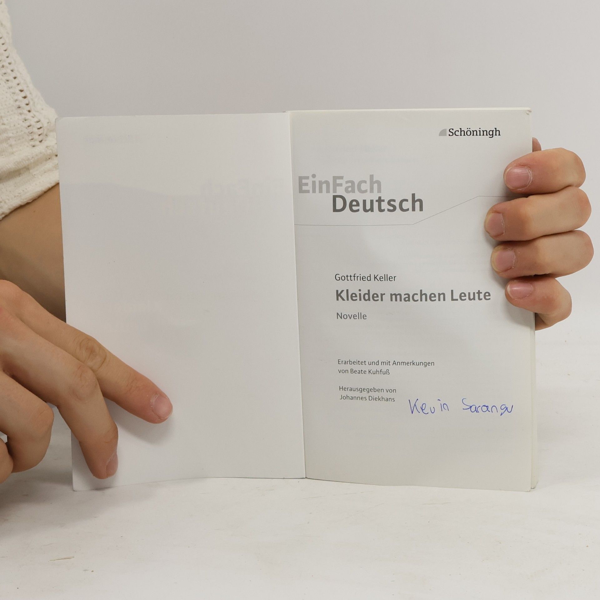 Gottfried Keller Kleider machen Leute