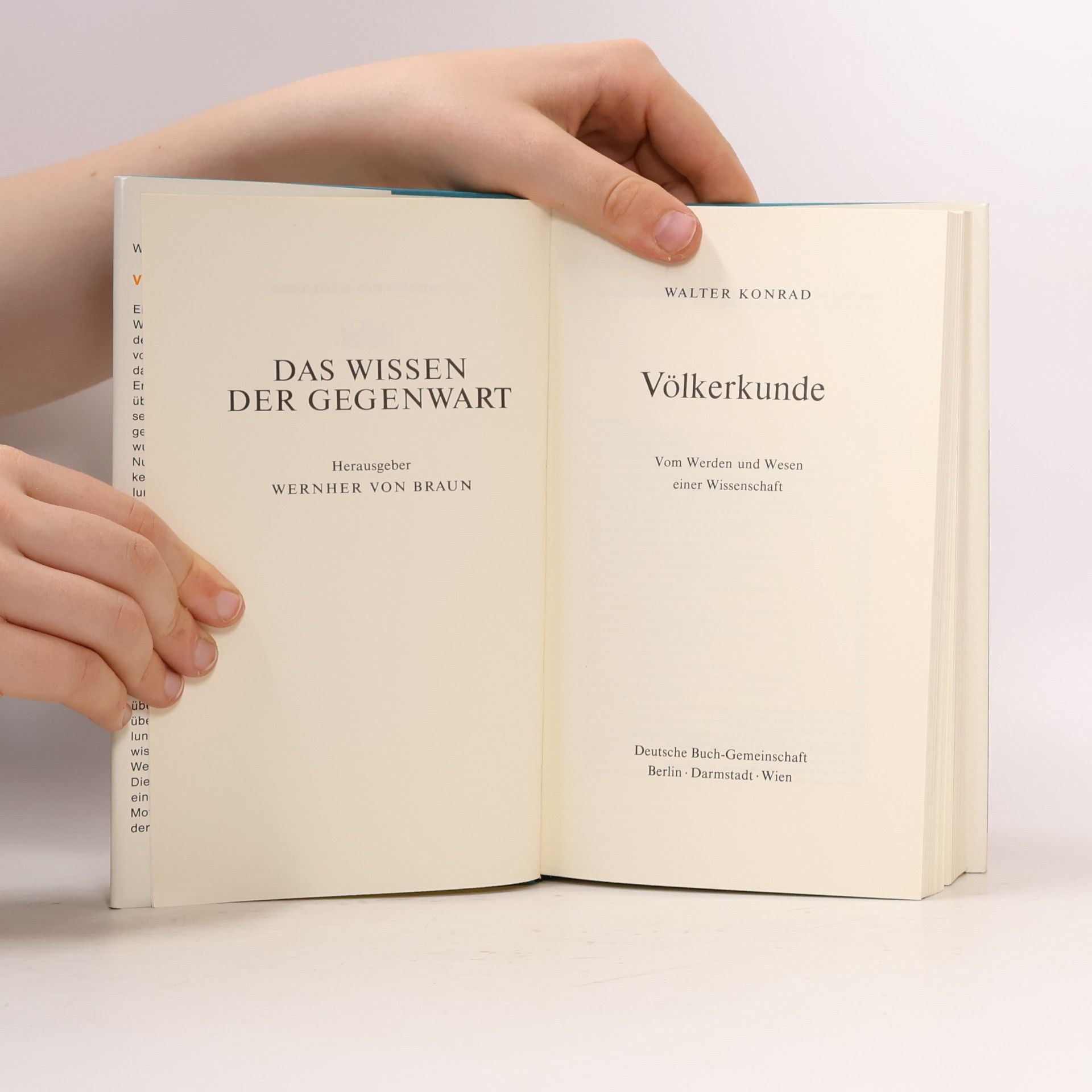 Walter Konrad Das Wissen der Gegenwart. Völkerkunde