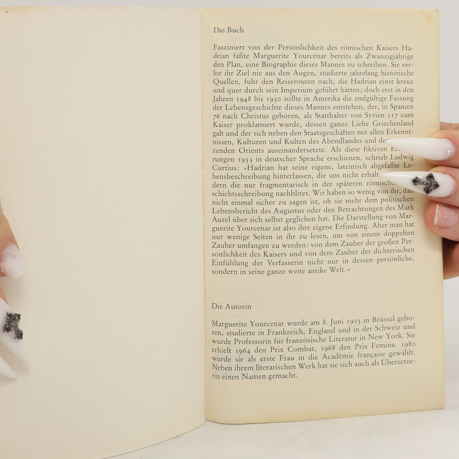 Marguerite Yourcenar Ich zähmte die Wölfin