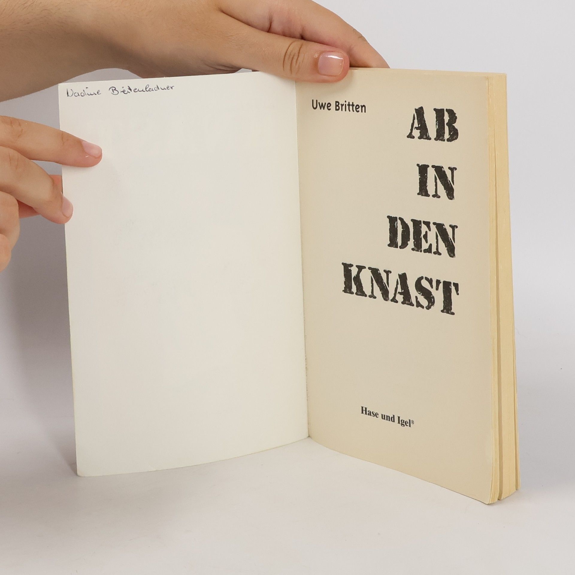 Uwe Britten Ab in den Knast