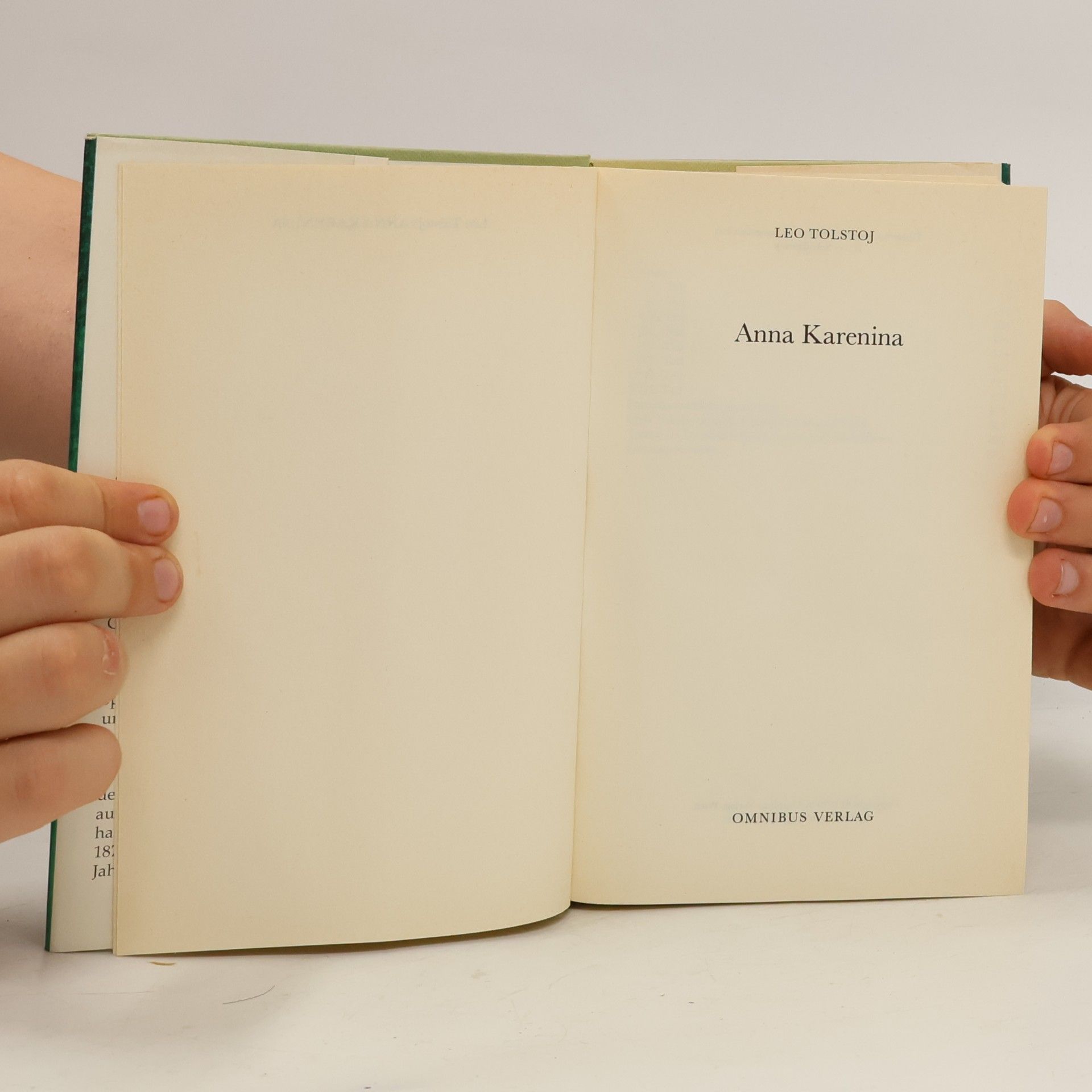 Lew Nikolajewitsch Tolstoi Anna Karenina