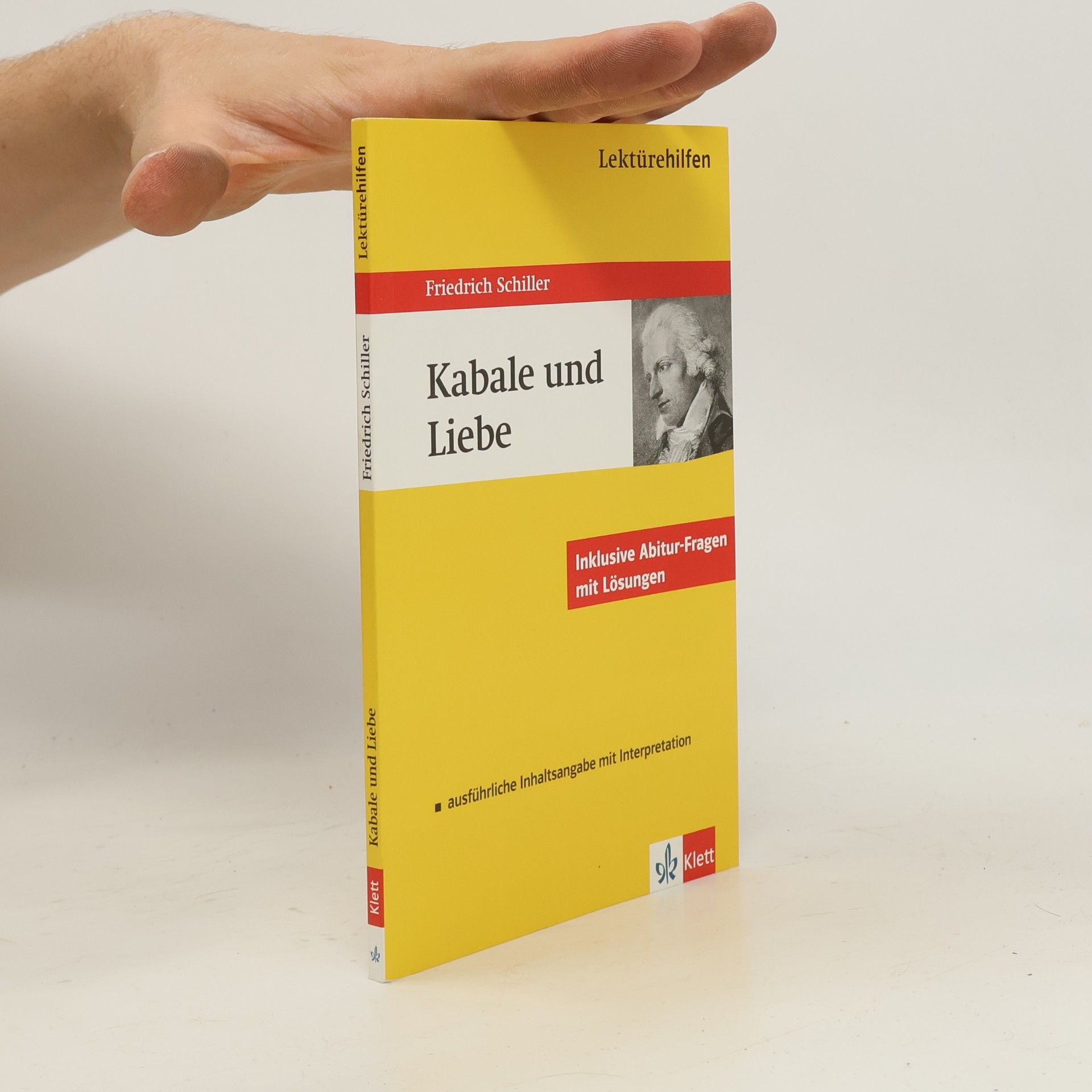 Hans Georg Müller Lektürehilfen Friedrich Schiller, Kabale und Liebe