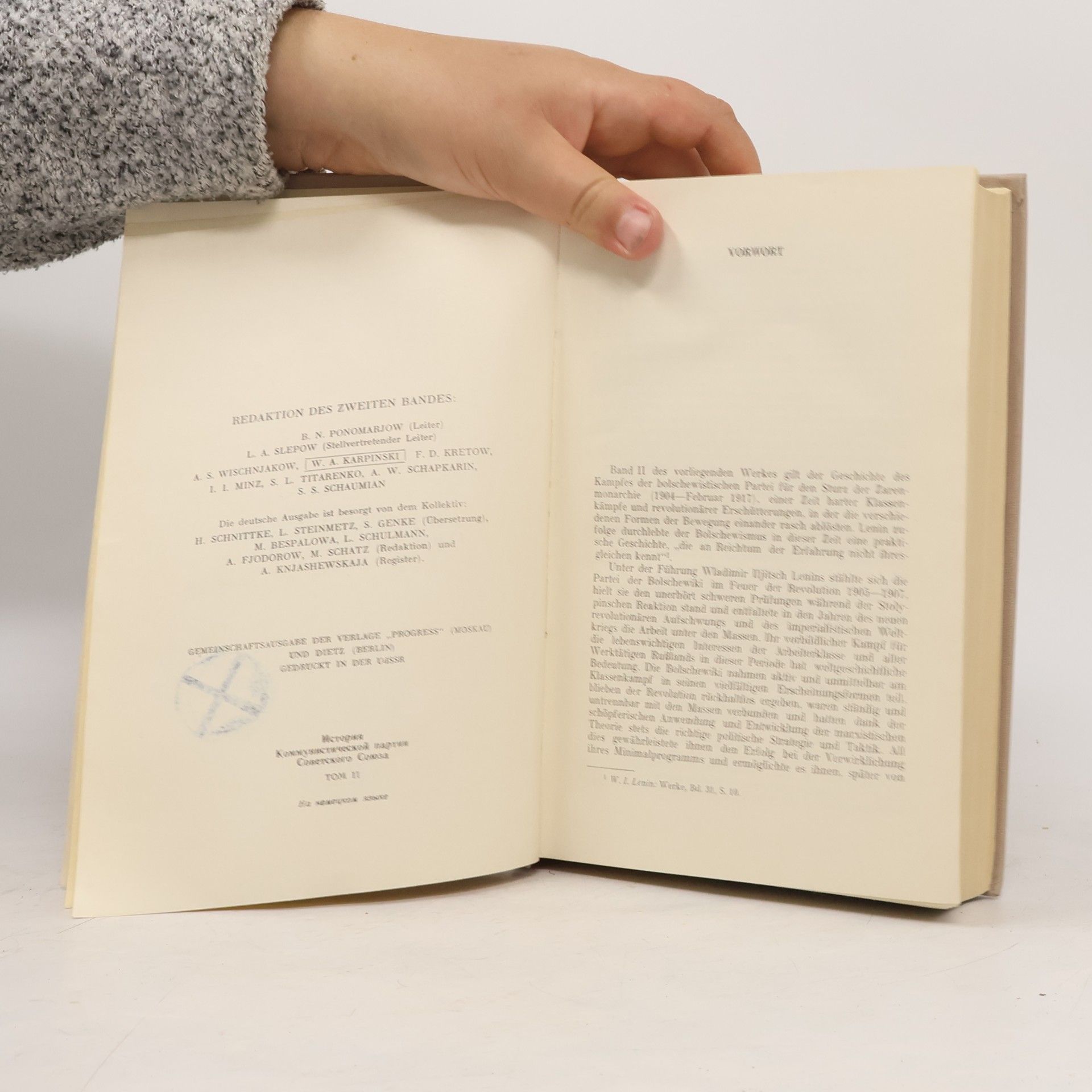 Autorenkollektiv Geschichte der Kommunistischen Partei der Sowjetunion II