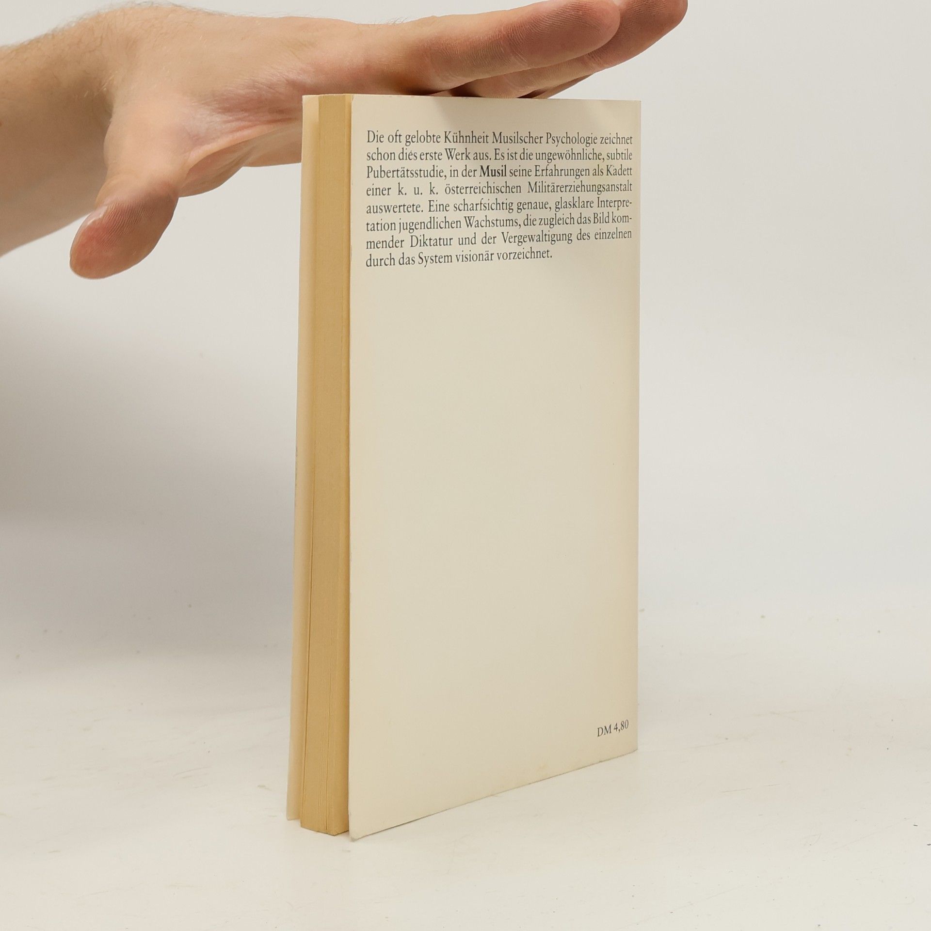 Robert Musil Die Verwirrungen des Zöglings Törleß