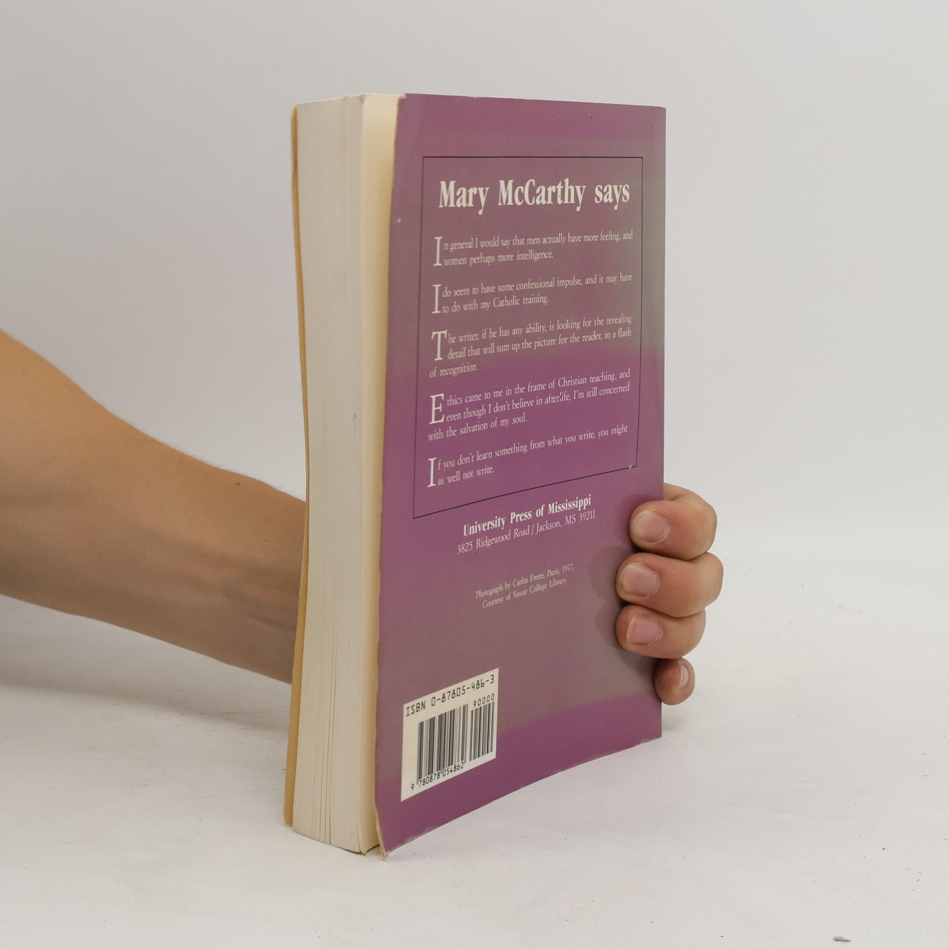 Carolyn Gelderman-Curtis Conversations With Mary McCarthy