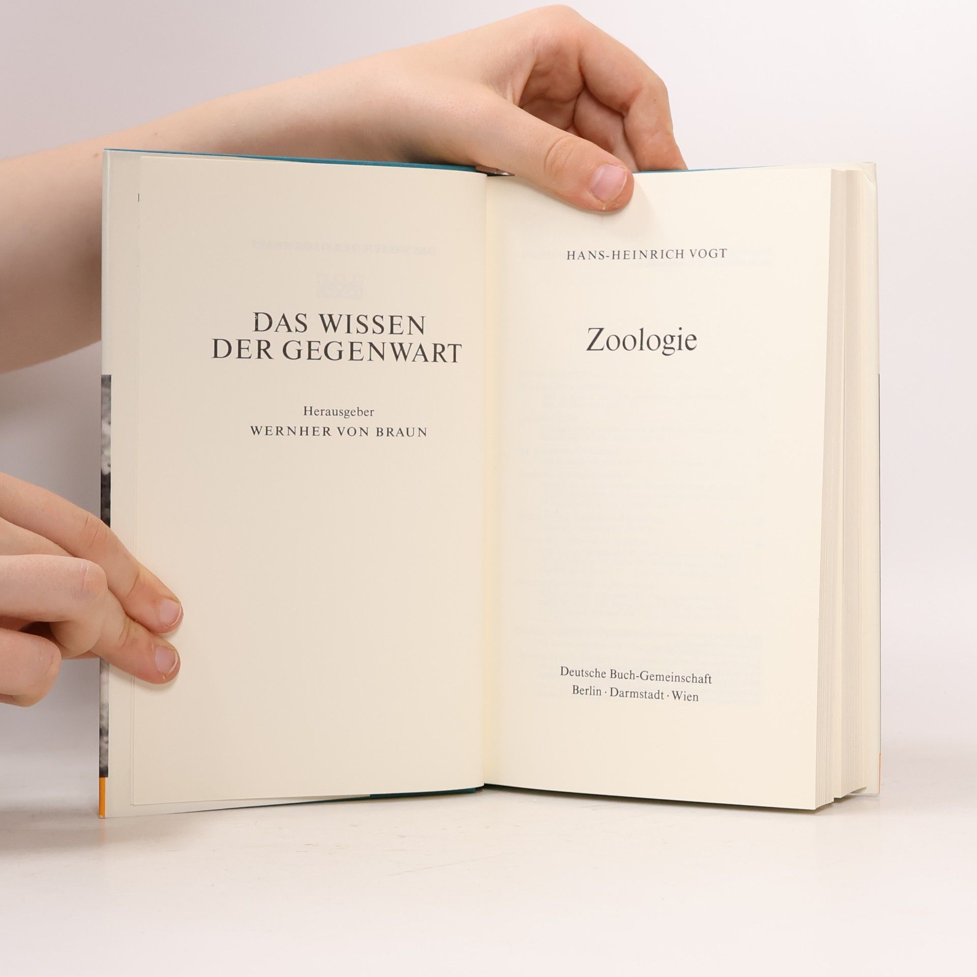 Hans Heinrich Vogt Zoologie