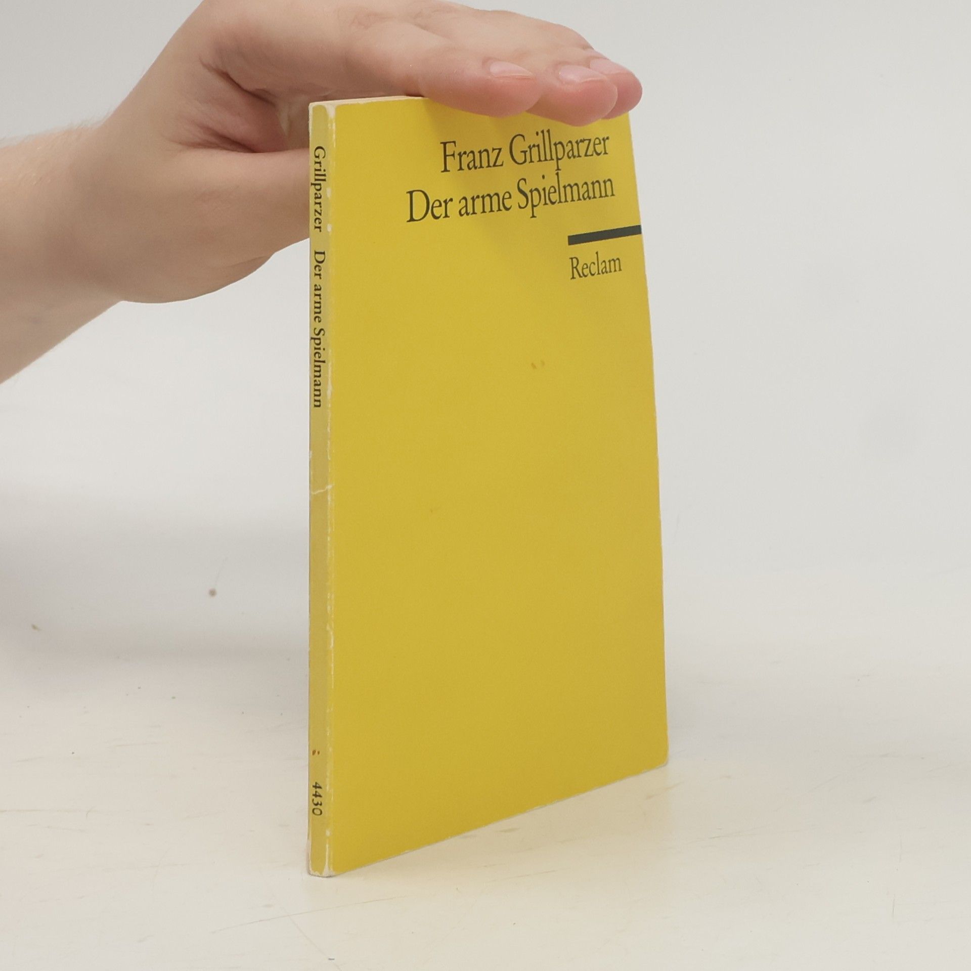 Franz Grillparzer Der arme Spielmann