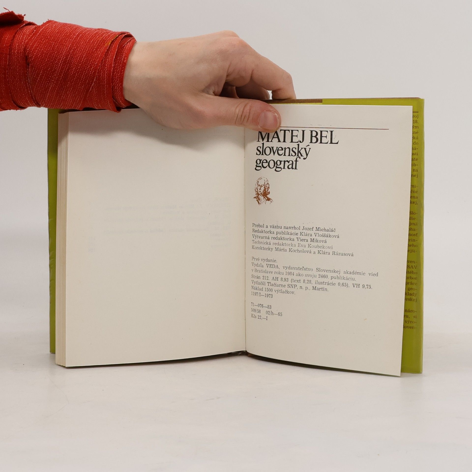 Various authors Matej Bel. Slovenský geograf