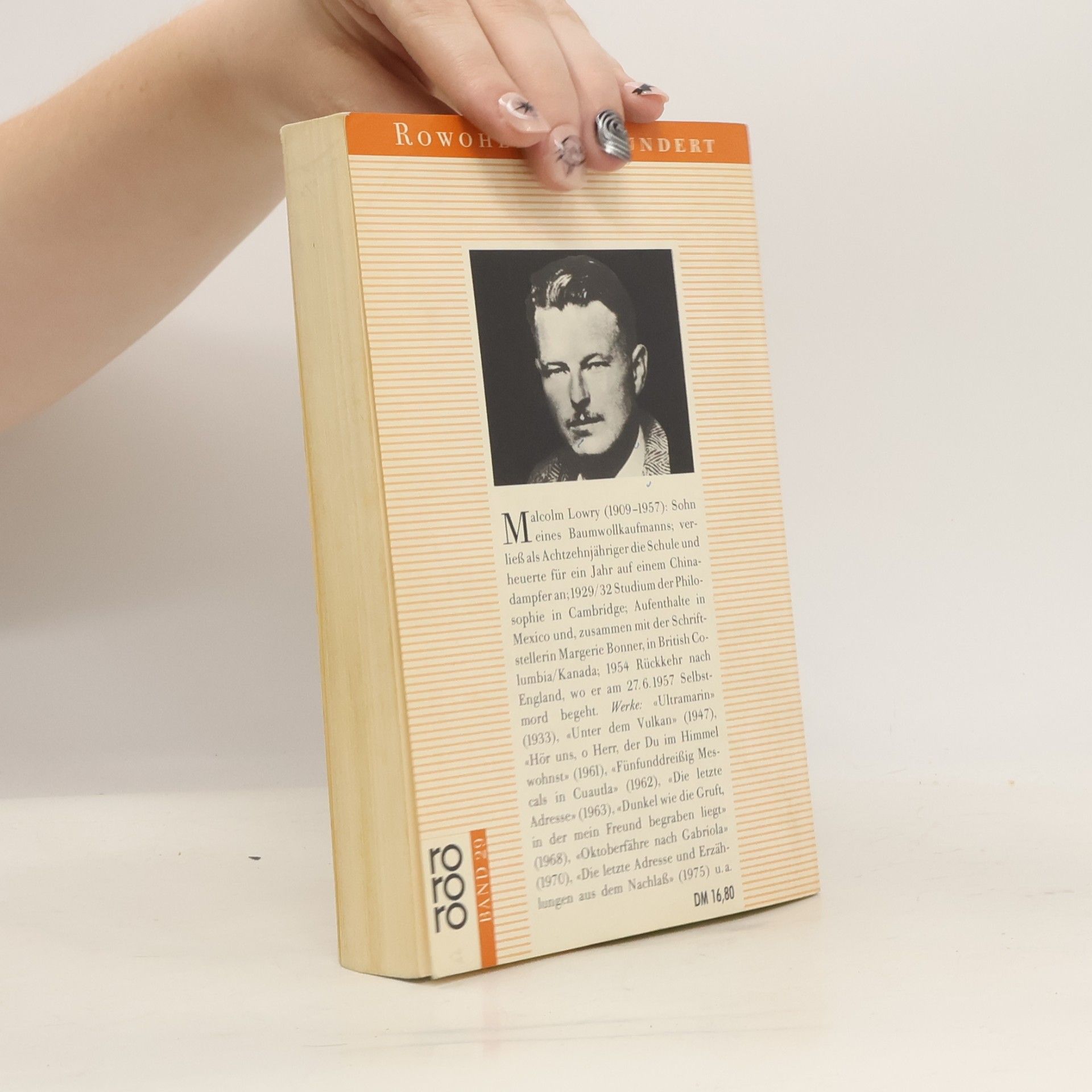 Malcolm Lowry Unter dem Vulkan