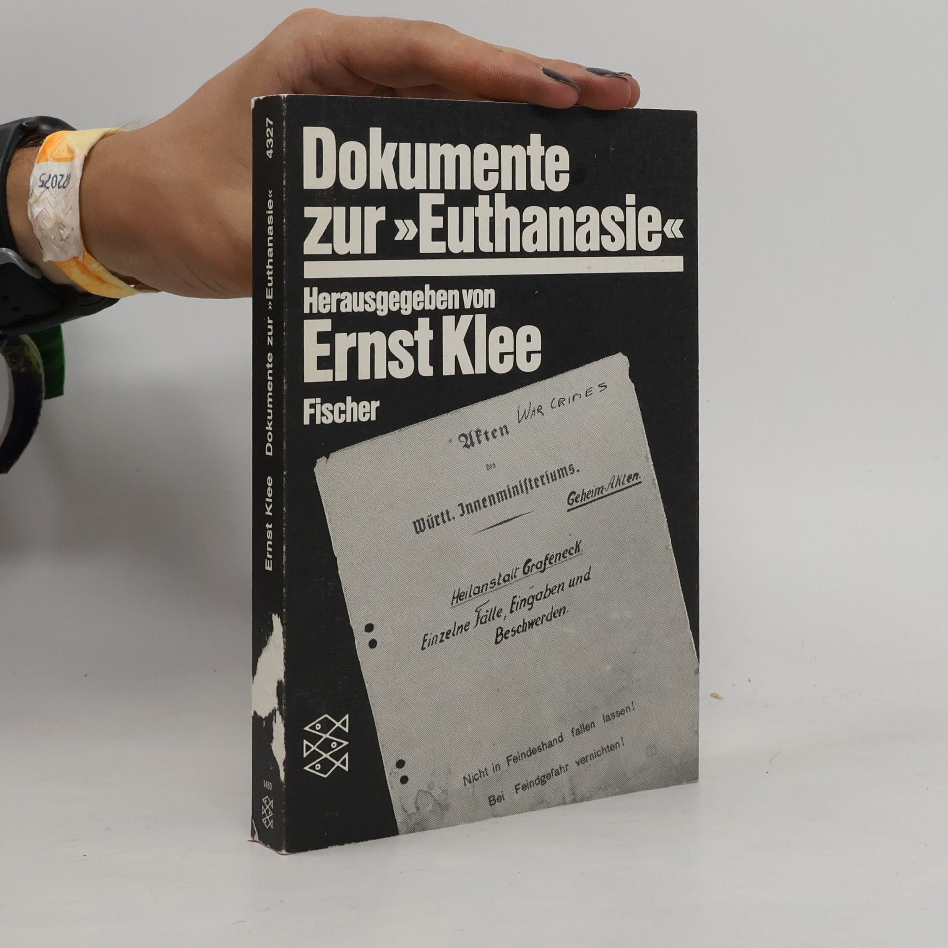 Ernst Klee Dokumente zur "Euthanasie"