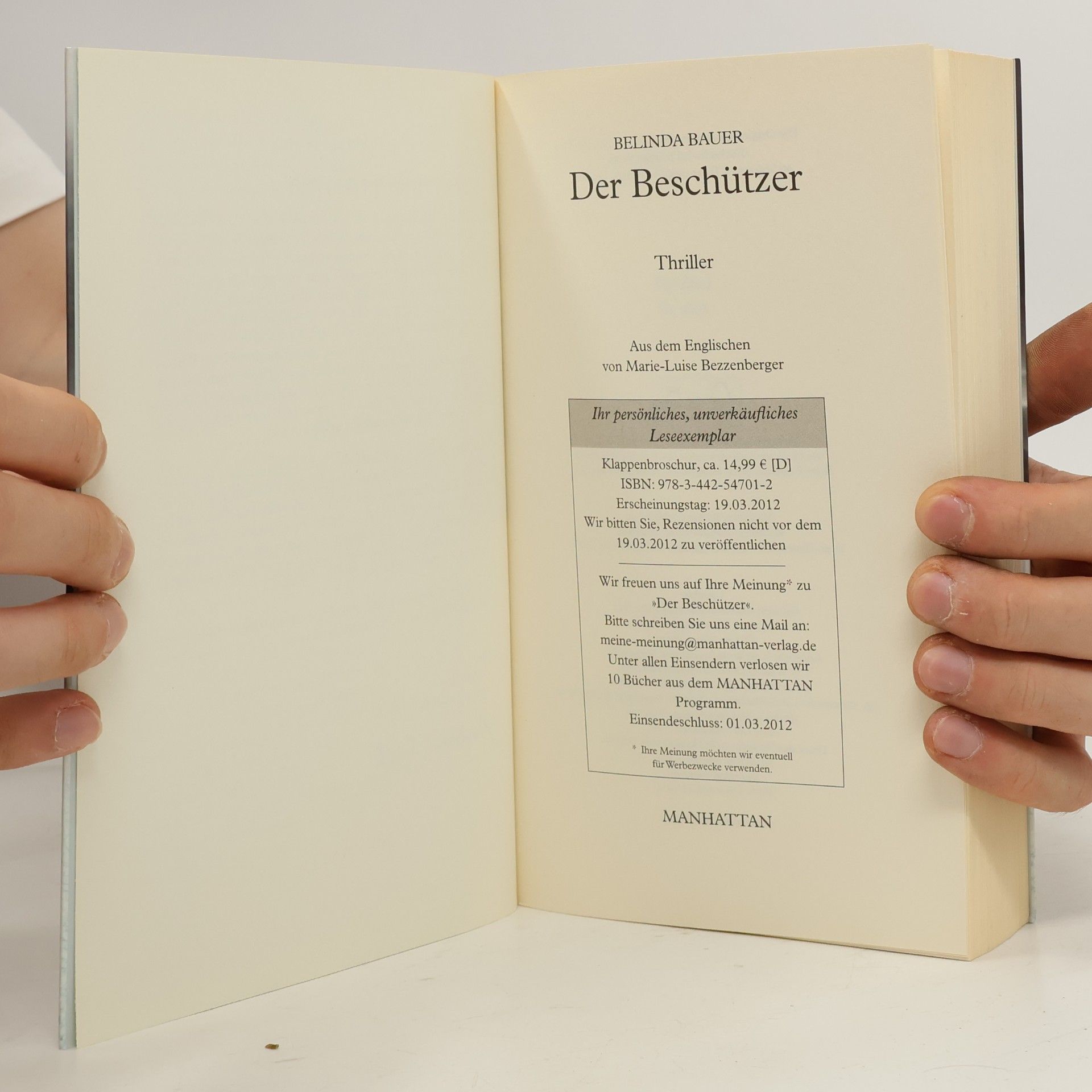 Belinda Bauer Der Beschützer