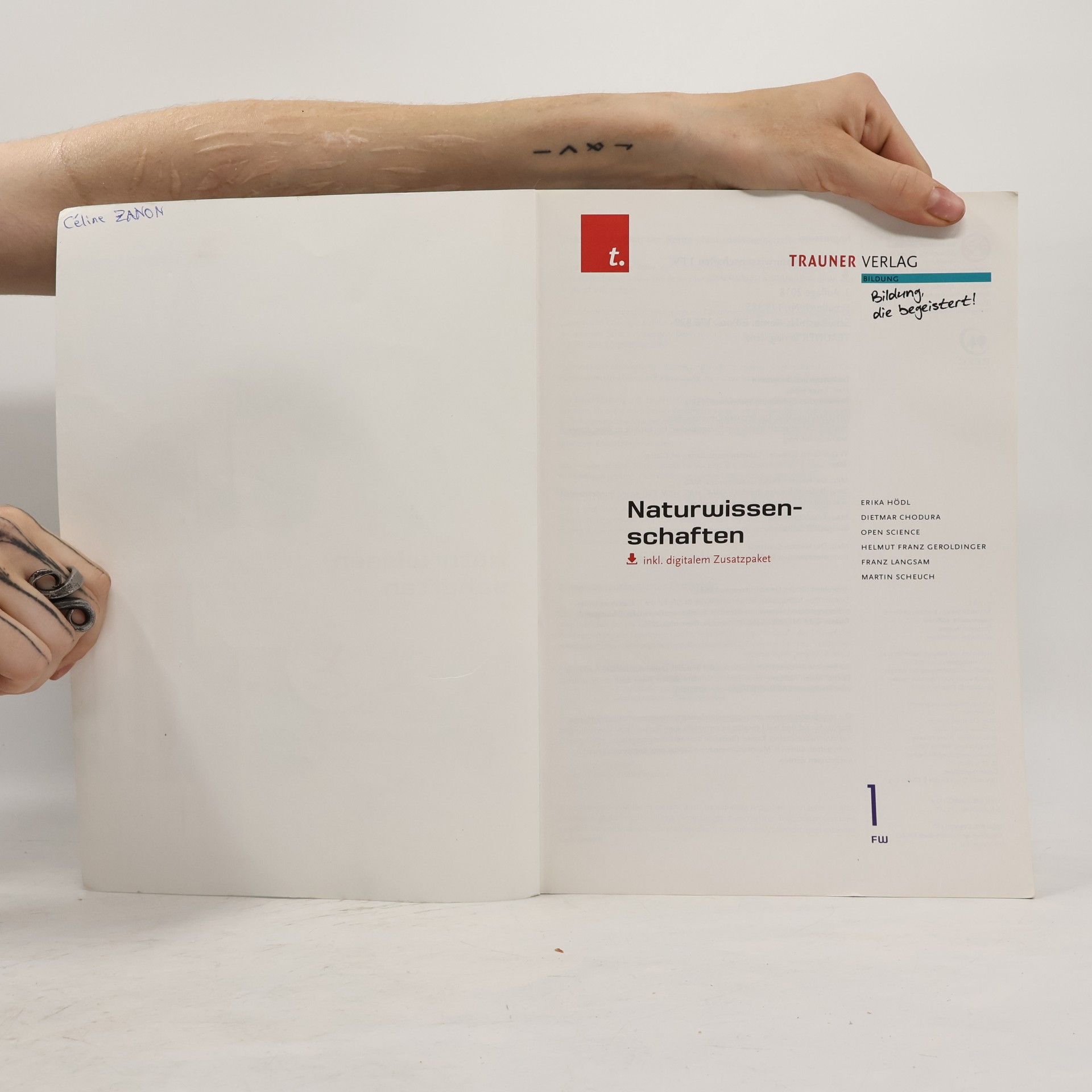 Erika Hödl Naturwissenschaften 1 FW inkl. digitalem Zusatzpaket