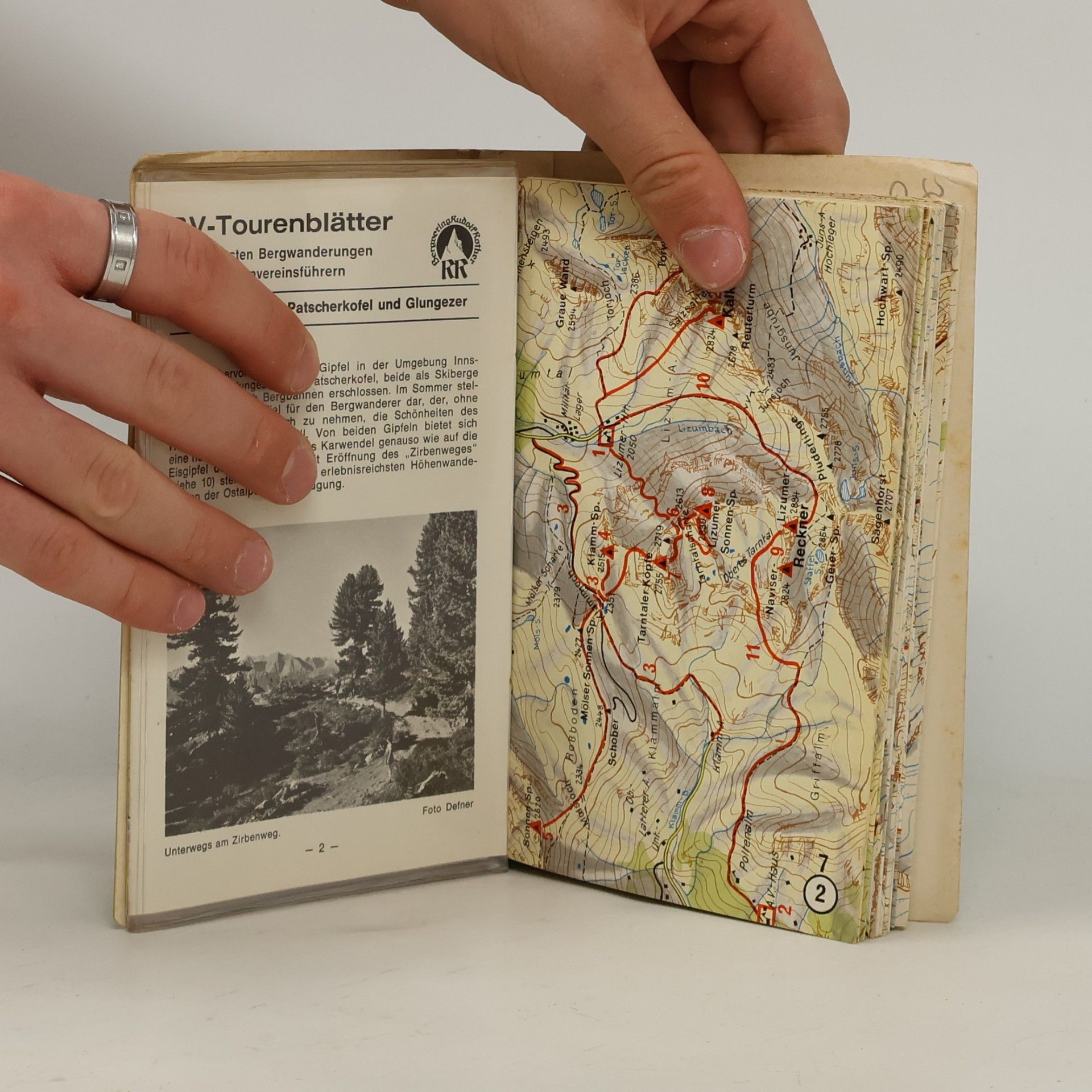 Rudolf Rother BV-Tourenblätter. Die schönsten Bergwanderungen aus den Alpenvereinsführern. Mappe 7: Zillertaler Alpen, Glockner- und Venedigergruppe