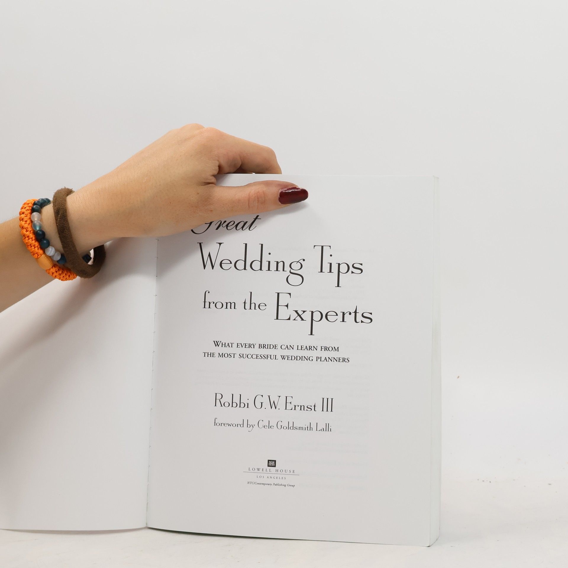 Robbi G.W. Ernst III Great Wedding Tips From The Experts