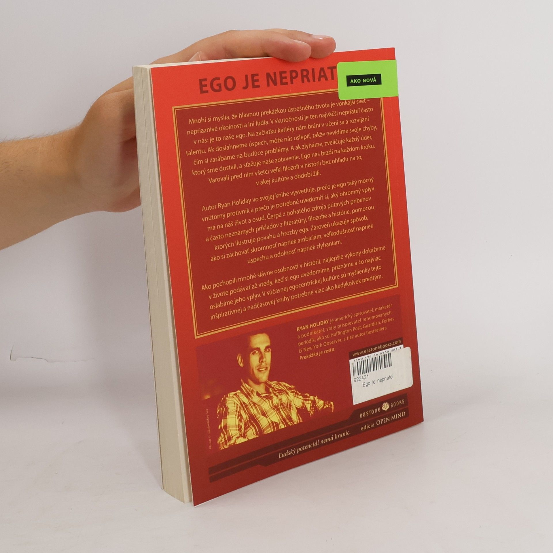 Ryan Holiday Ego je nepriateľ