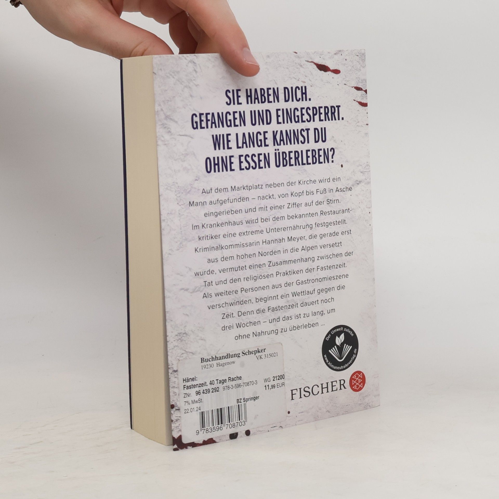 Wolfram Hänel Fastenzeit. 40 Tage Rache