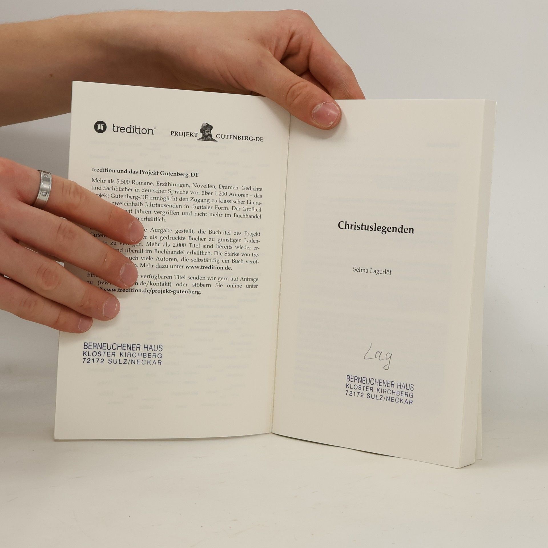Selma Lagerlöf Christuslegenden