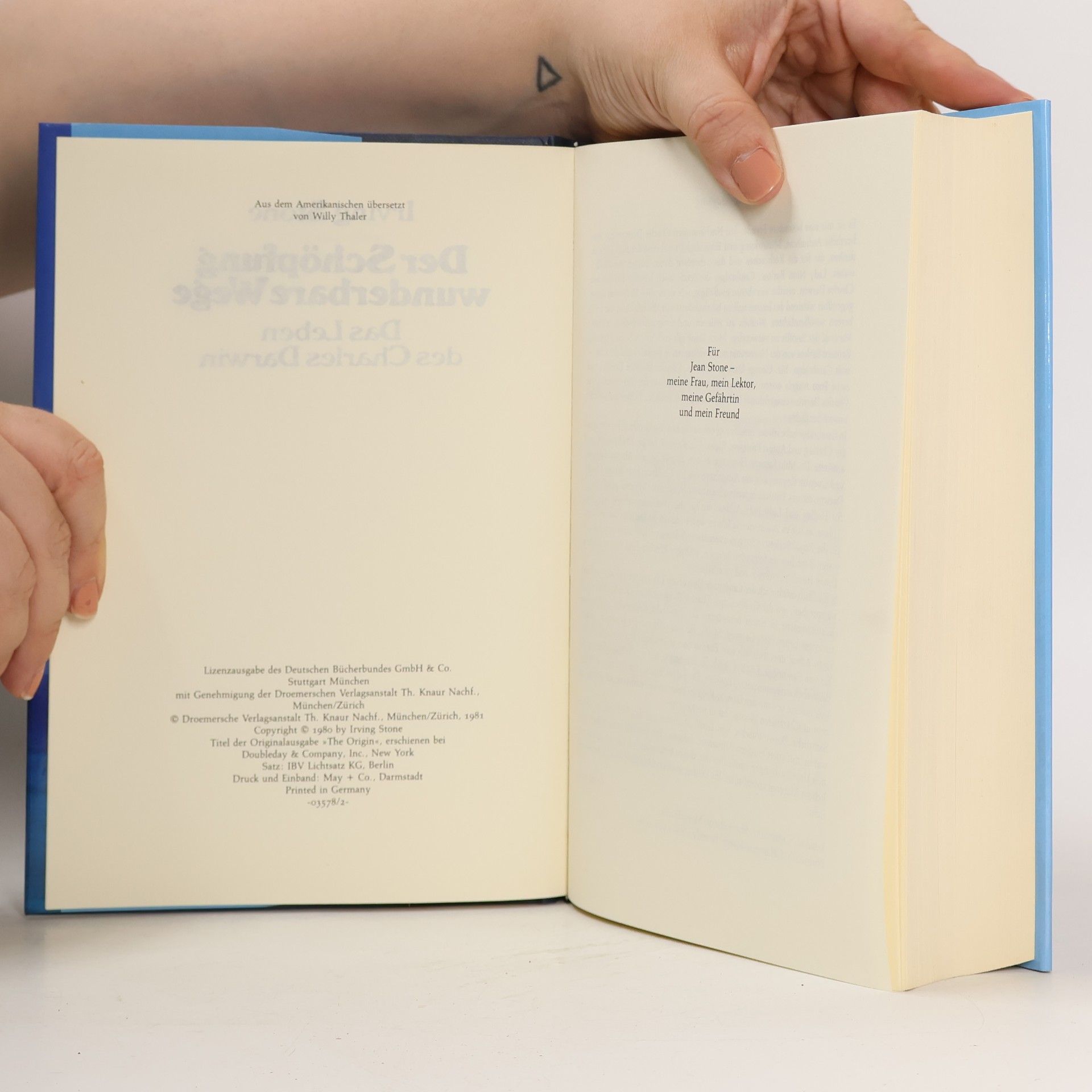 Irving Stone Der Schöpfung wunderbare Wege. Das Leben des Charles Darwin