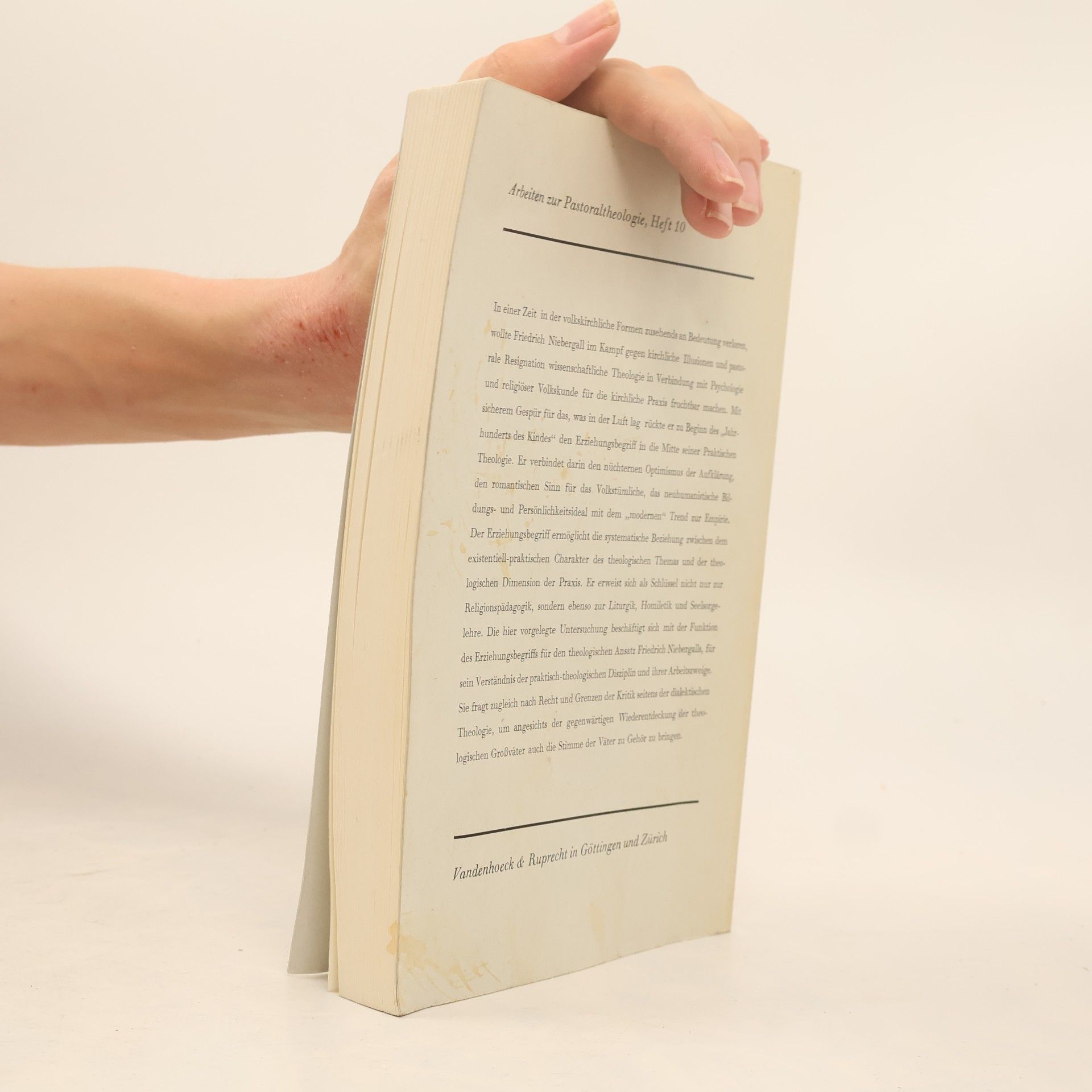 Jörg Viktor Sandberger Arbeiten zur Pastoraltheologie: Pädagogische Theologie