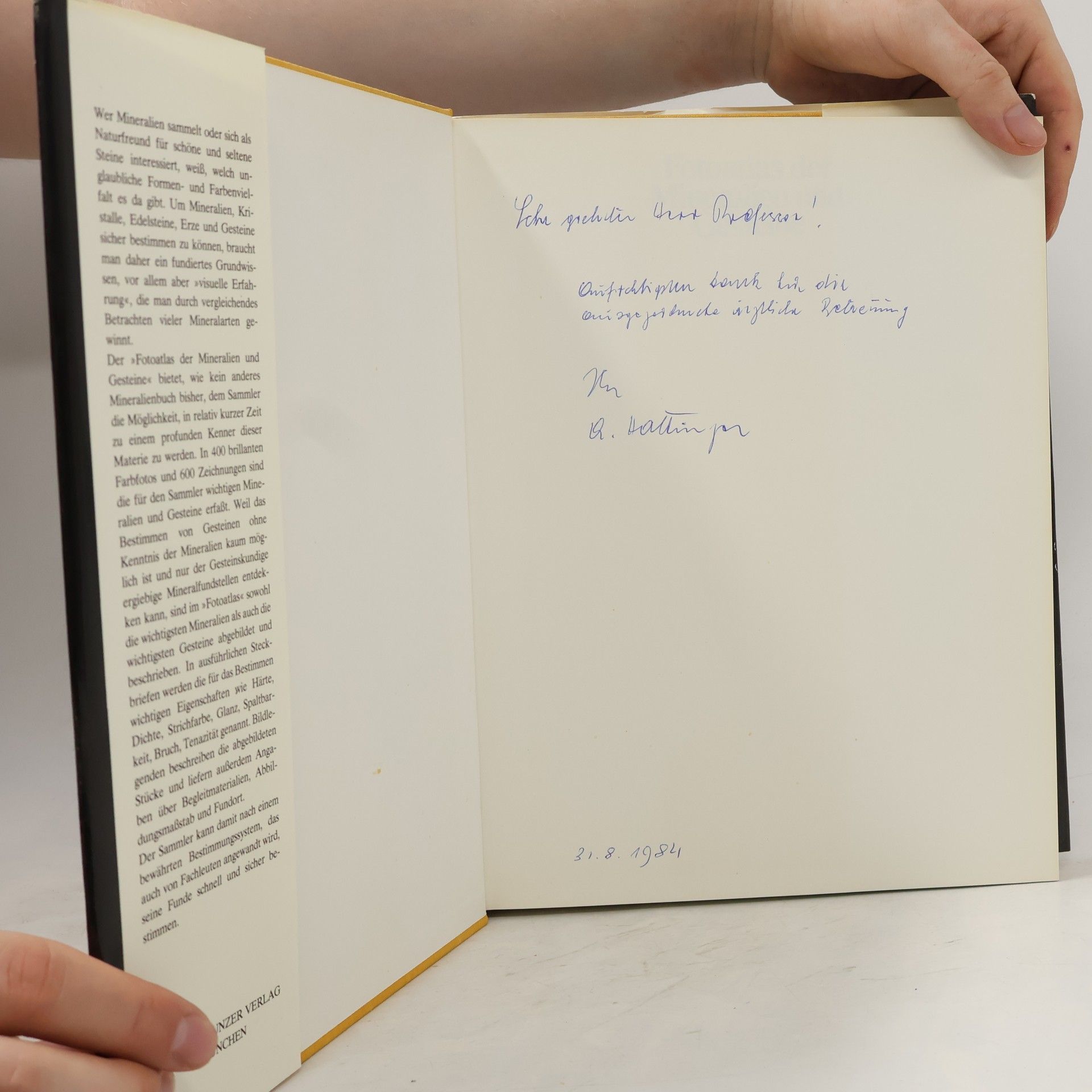 Rupert Hochleitner Fotoatlas der Mineralien und Gesteine