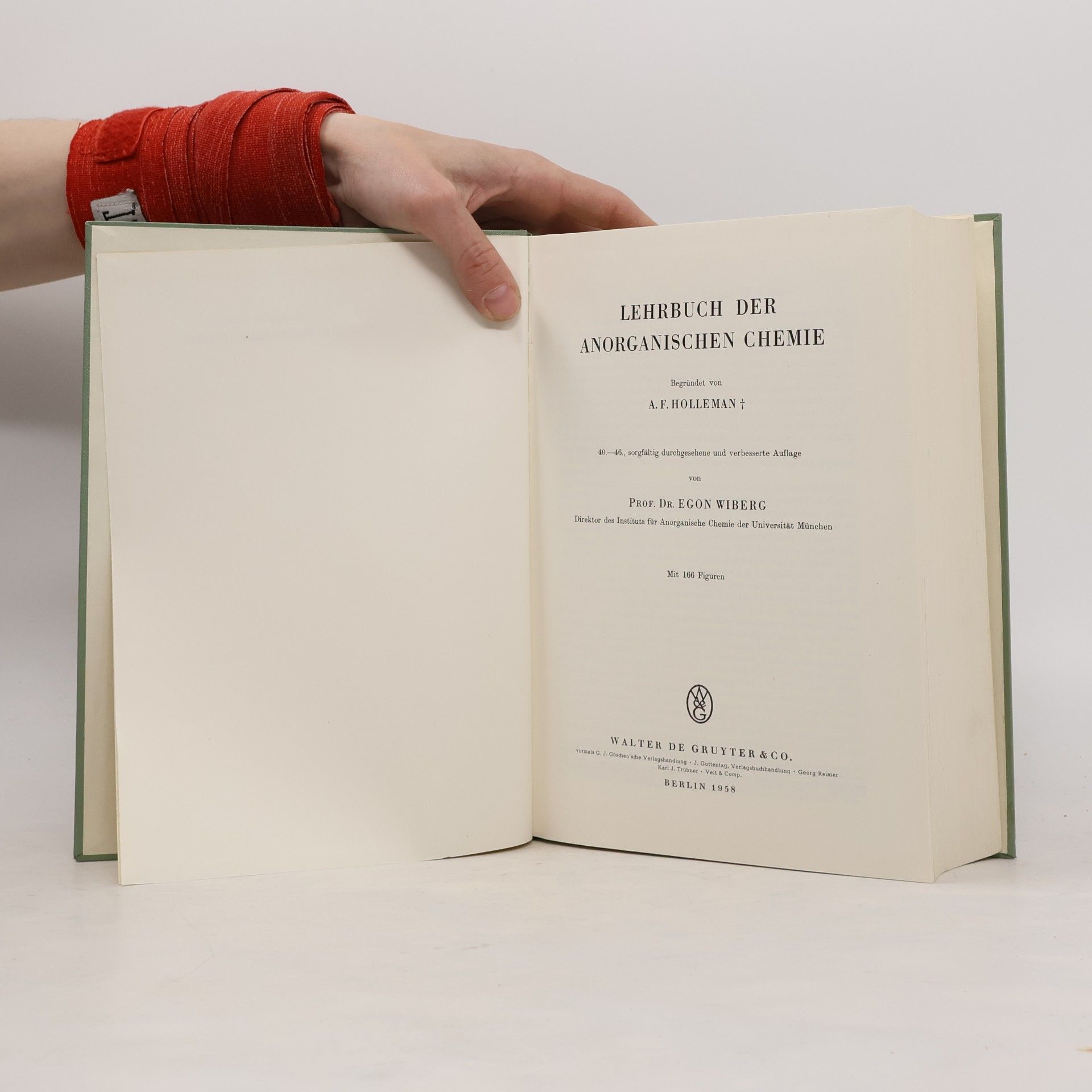 Arnold F. Holleman Lehrbuch der anorganischen Chemie