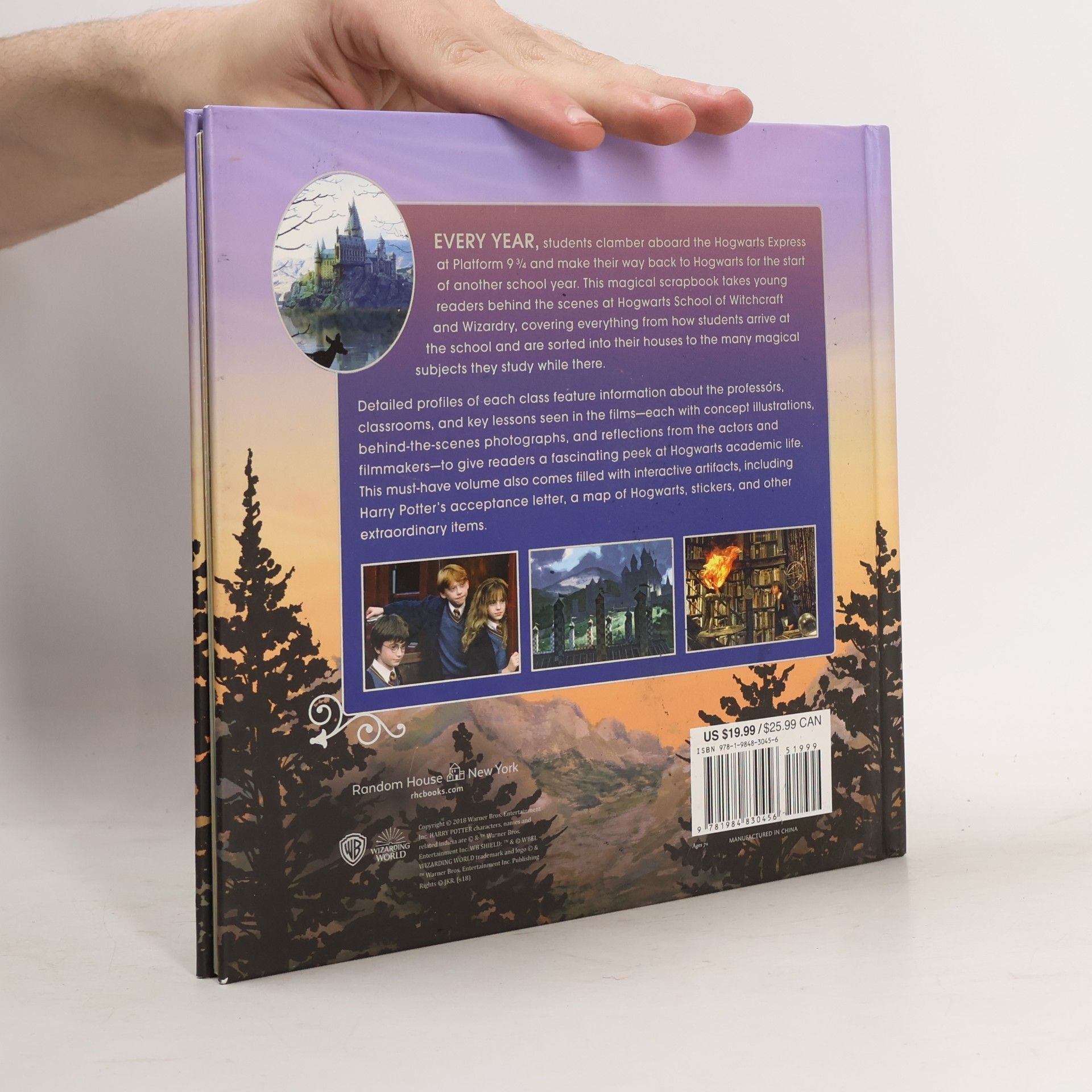 Jody Revenson Harry Potter: Hogwarts: A Movie Scrapbook