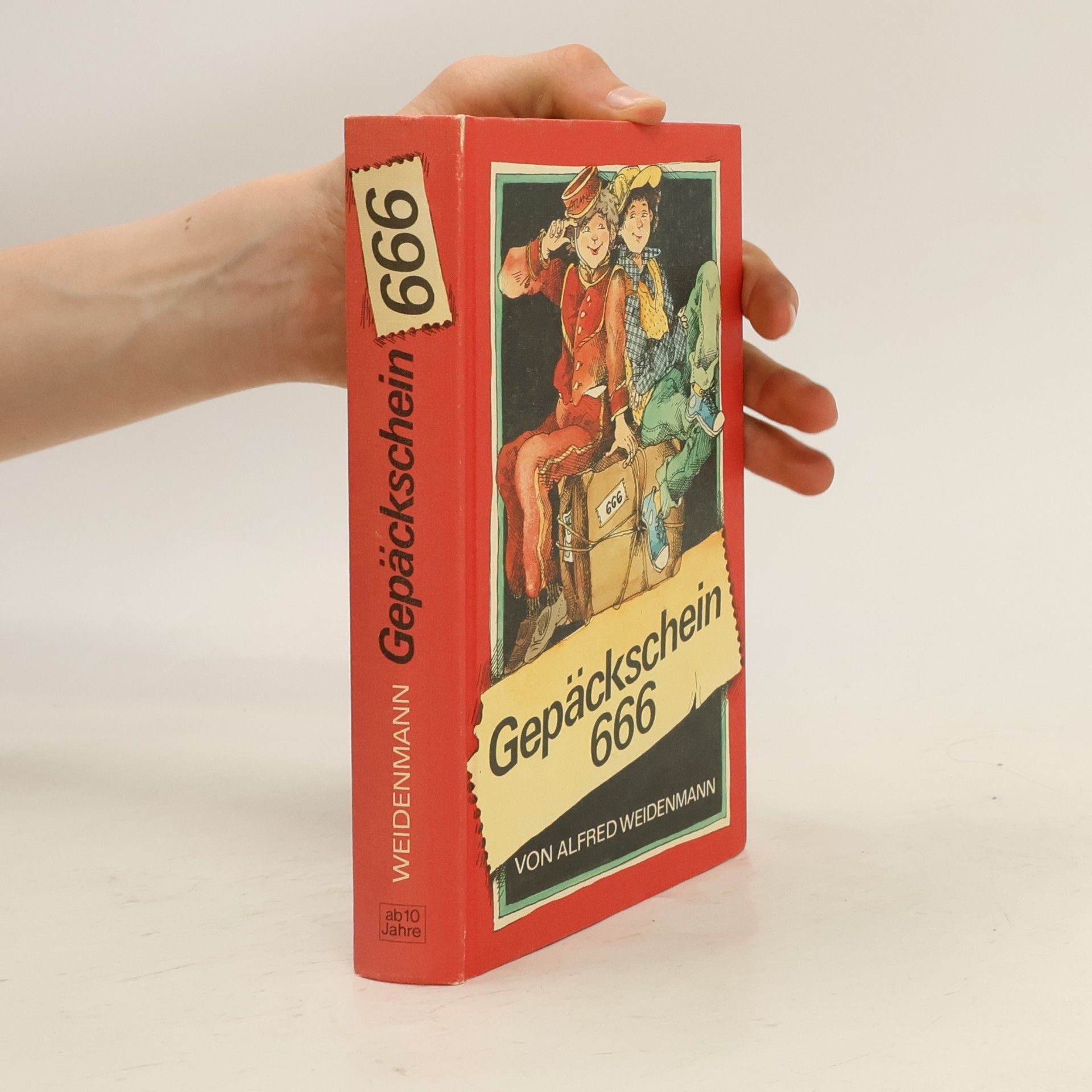 Alfred Weidenmann Gepäckschein 666