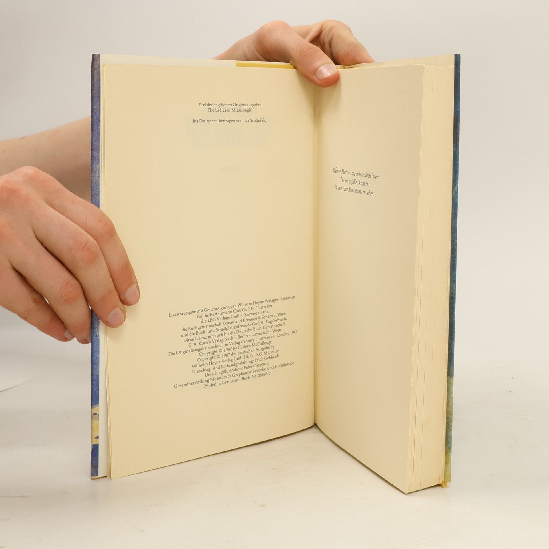 Colleen McCullough Die Ladies von Missalonghi