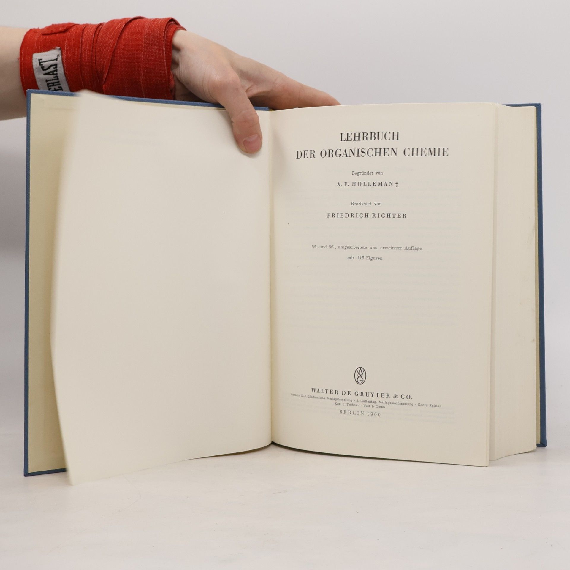 Arnold F. Holleman Lehrbuch der organischen Chemie