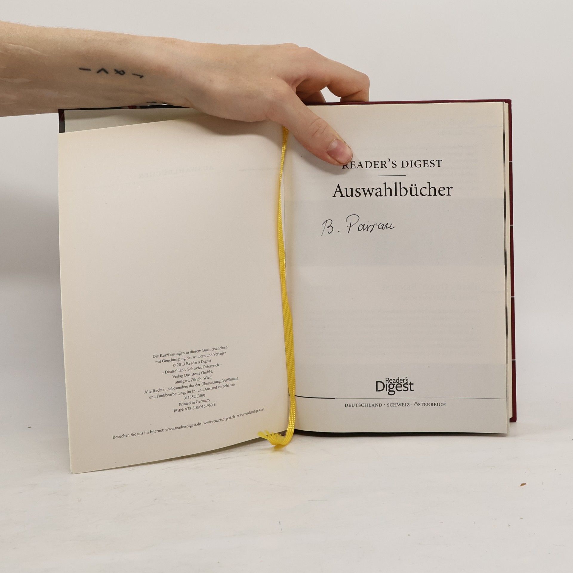 Dick Francis Readers Digest Auswahlbücher: Der Gewählte, Solange die Welt noch schläft, Kreuzfeuer, Cleo