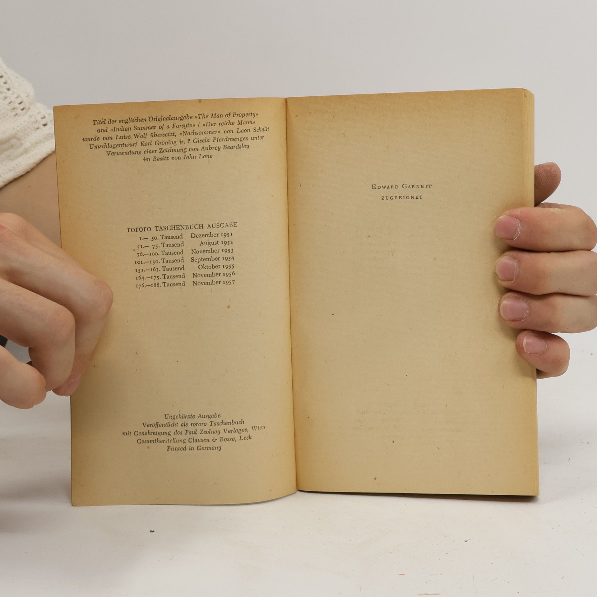 John Galsworthy Der reiche Mann