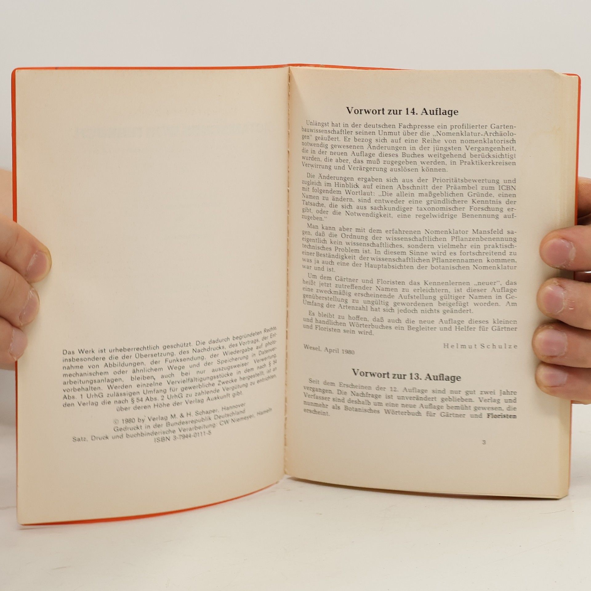 Hans Jessen Botanisches Wörterbuch für Gärtner und Floristen