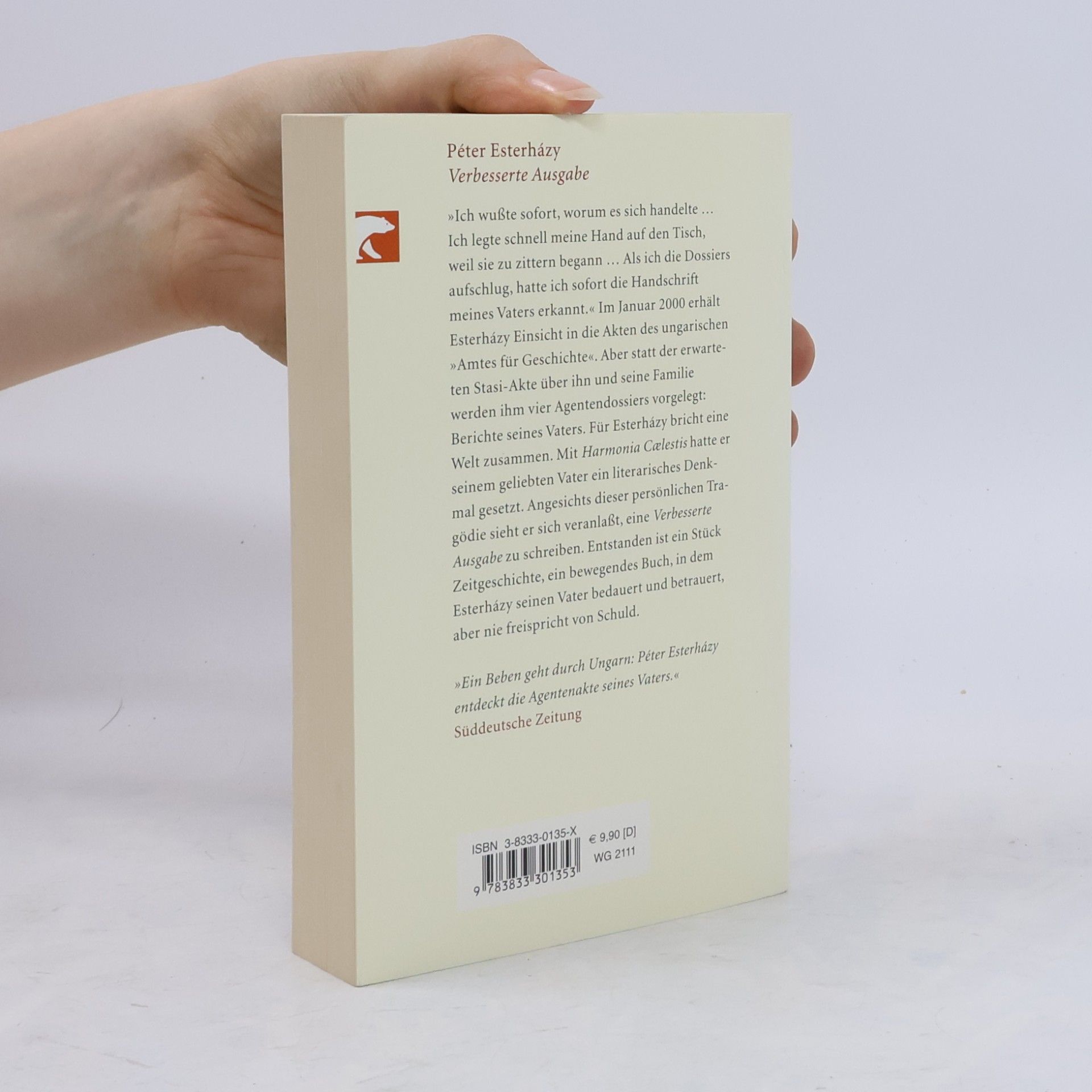 Péter Esterházy Verbesserte Ausgabe